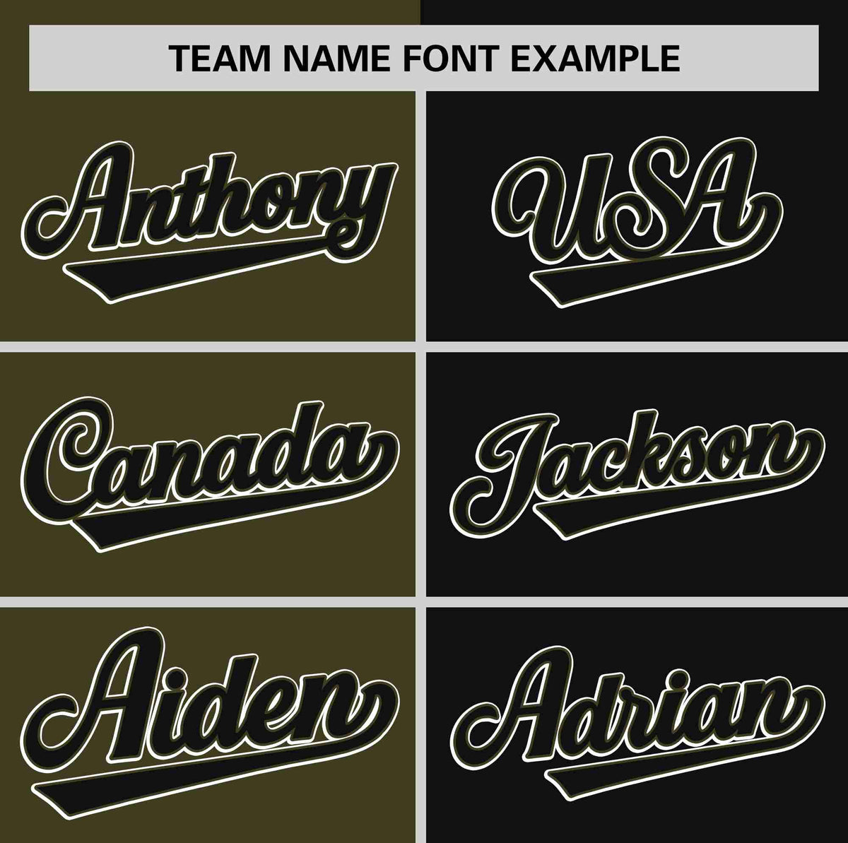 Custom Olive Black Two Tone Striped Fashion Authentic Baseball Jersey