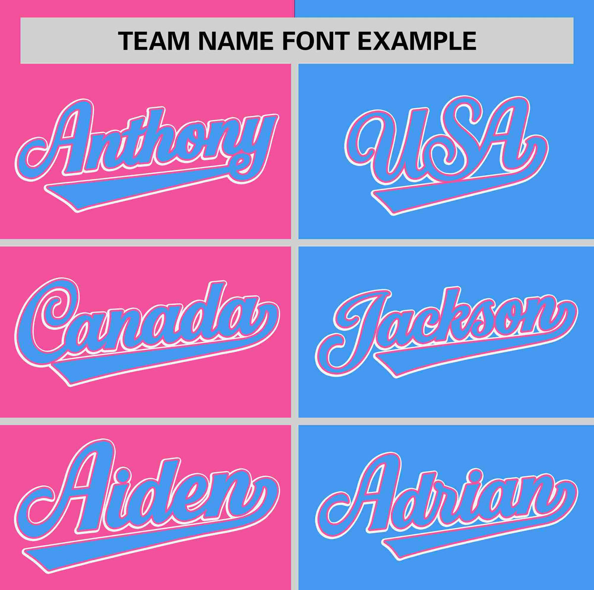 Custom Pink Powder Blue Two Tone Striped Fashion Authentic Baseball Jersey