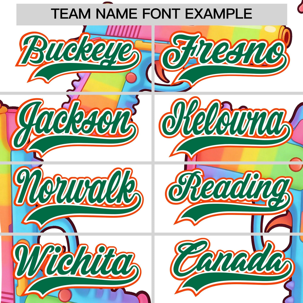 Custom Youth Baseball Jersey White Kelly Green Sugar-Coated Firepower Graffiti Pattern Street Style