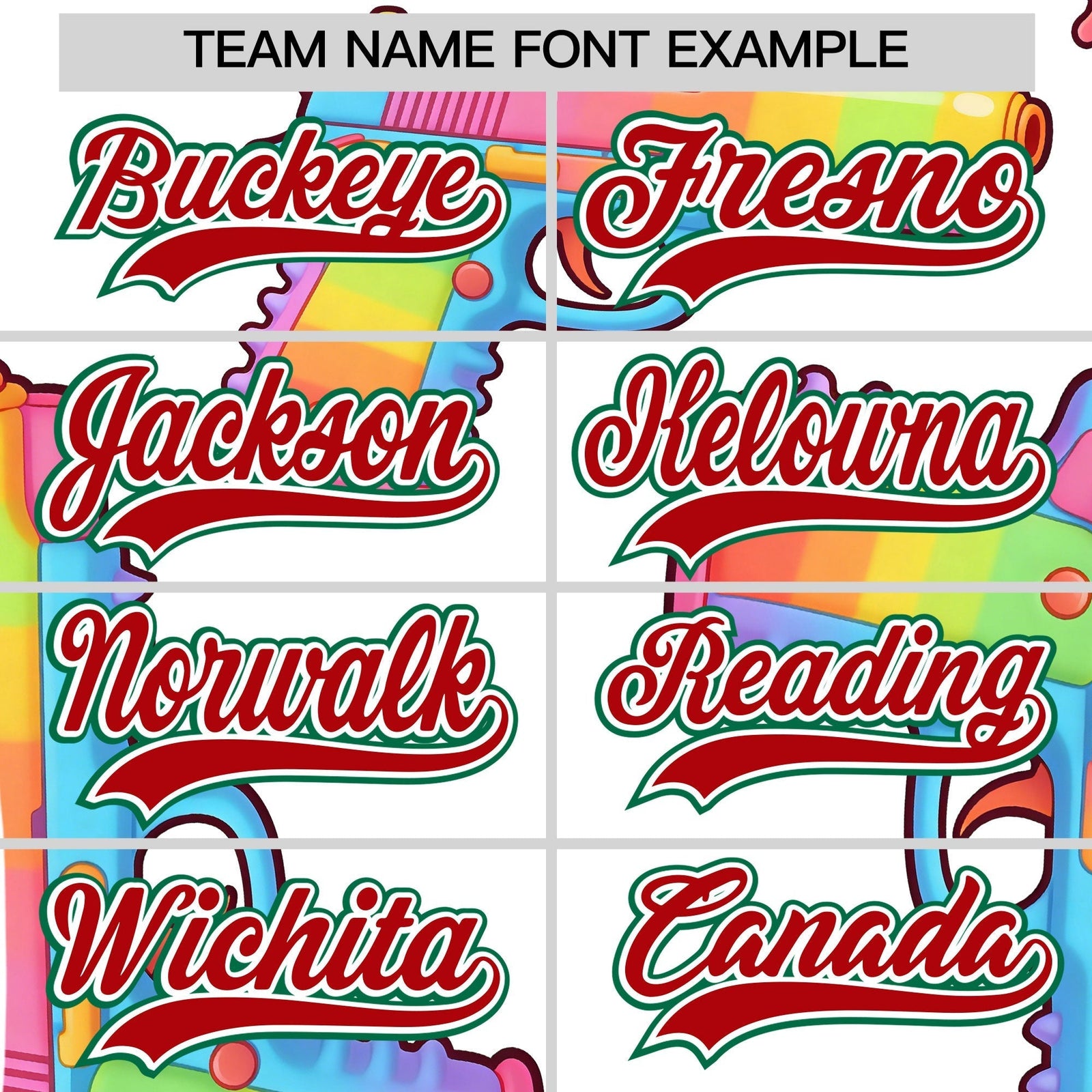 Custom Youth Baseball Jersey White Red Sugar-Coated Firepower Graffiti Pattern Street Style