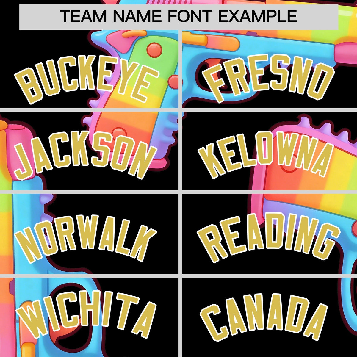 Custom Youth Baseball Jersey Black Old Gold Sugar-Coated Firepower Graffiti Pattern Street Style