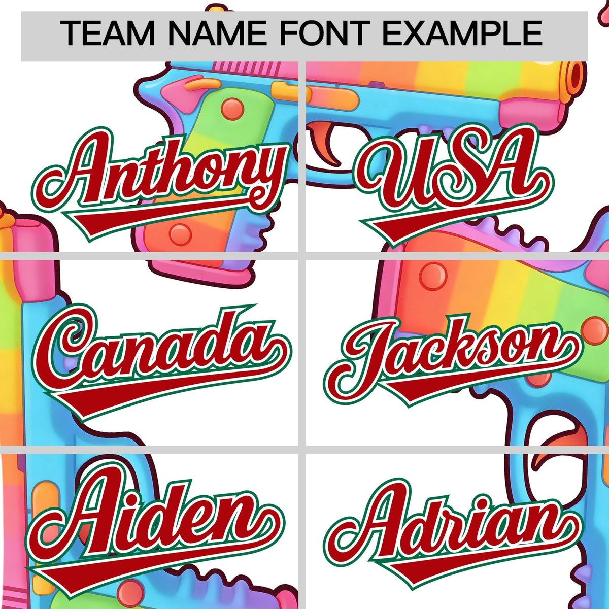 Custom Youth Baseball Jersey White Red Sugar-Coated Firepower Graffiti Pattern Street Style