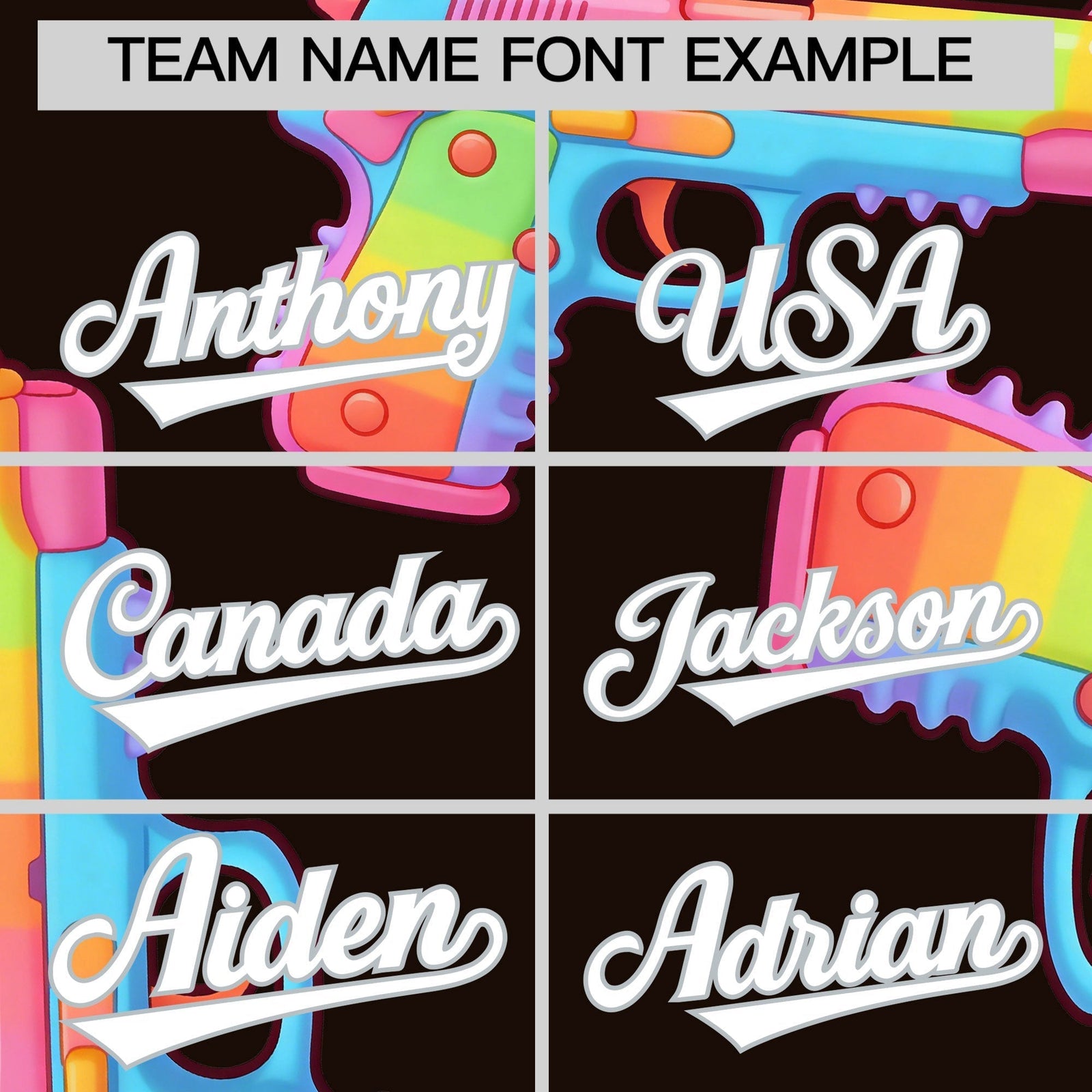 Custom Youth Baseball Jersey Brown White Sugar-Coated Firepower Graffiti Pattern Urban Fashion