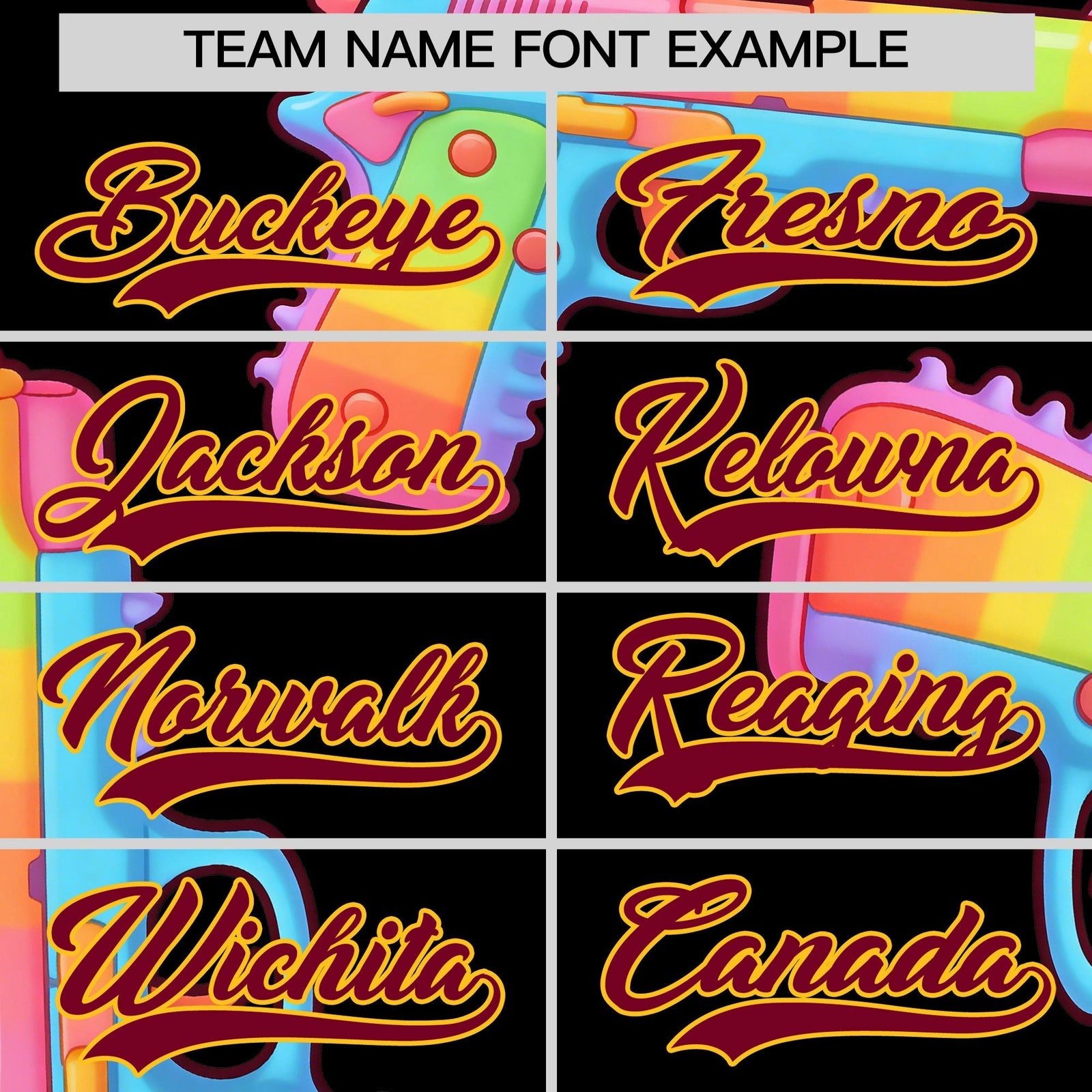 Custom Youth Baseball Jersey Black Crimson Sugar-Coated Firepower Graffiti Pattern Urban Fashion