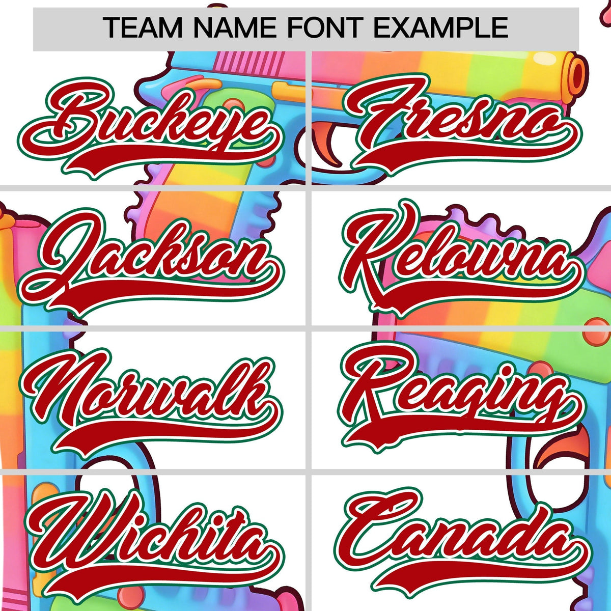 Custom Youth Baseball Jersey White Red Sugar-Coated Firepower Graffiti Pattern Street Style