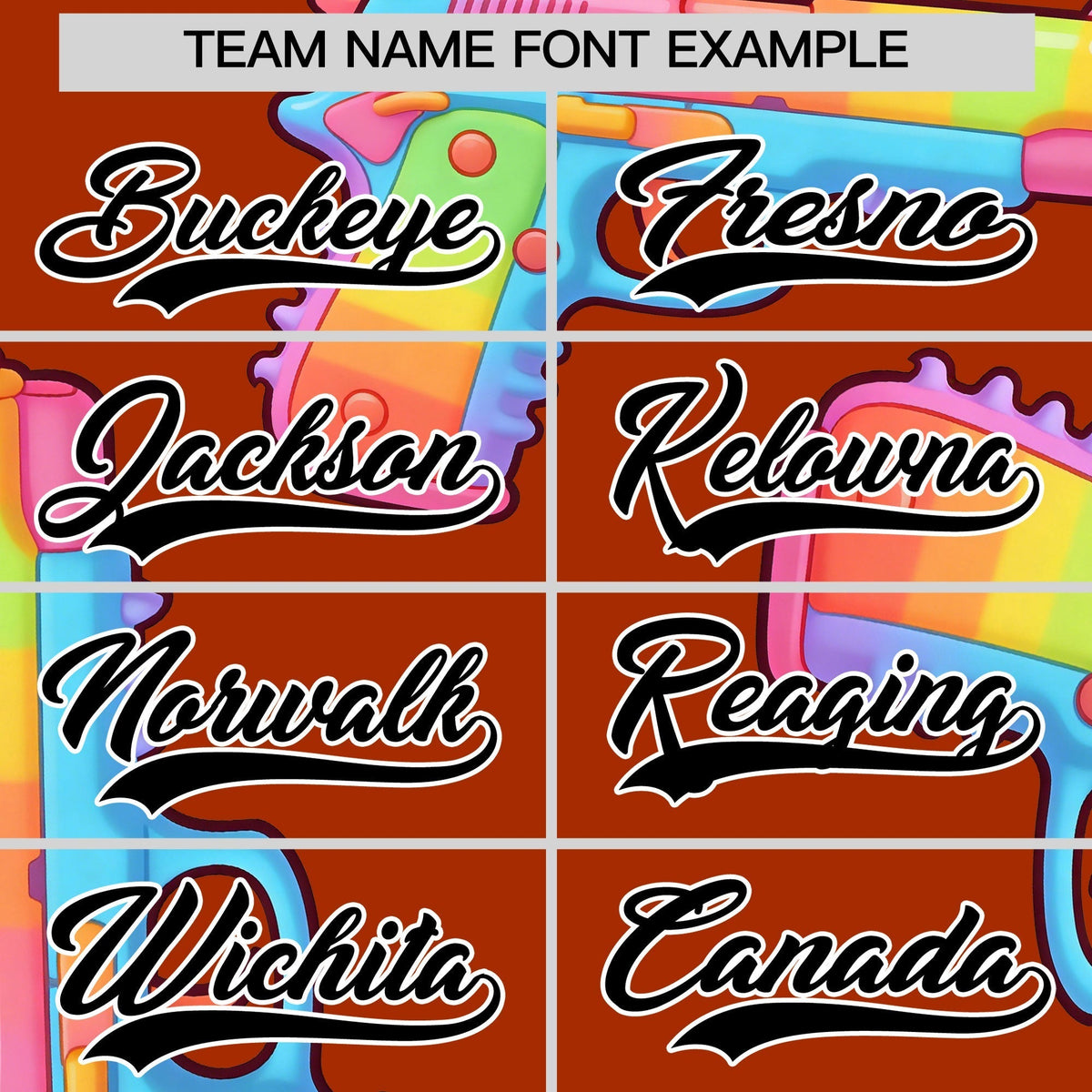 Custom Youth Baseball Jersey Dark Orange Black Sugar-Coated Firepower Graffiti Pattern Hip-hop