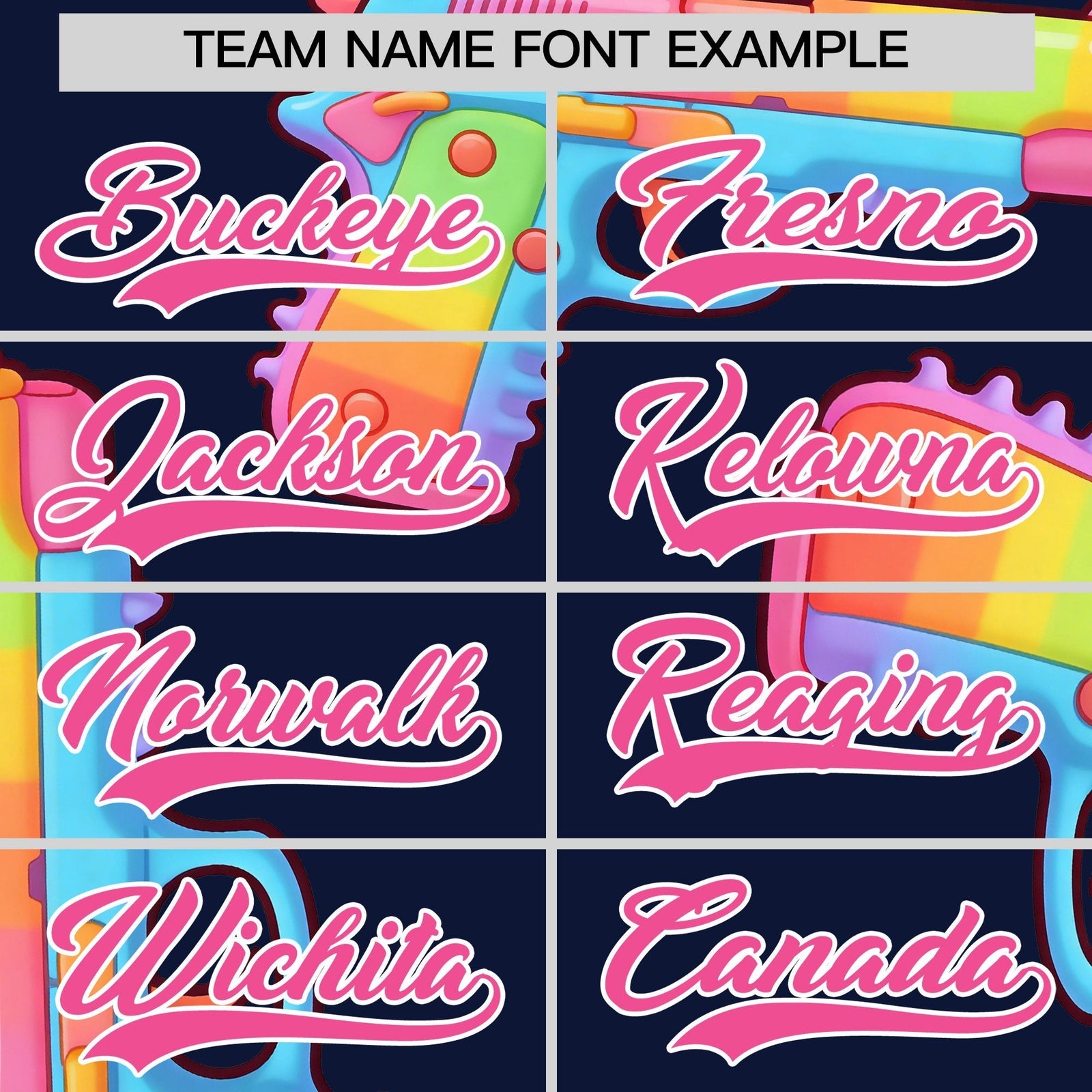 Custom Youth Baseball Jersey Navy Pink Sugar-Coated Firepower Graffiti Pattern Street Style