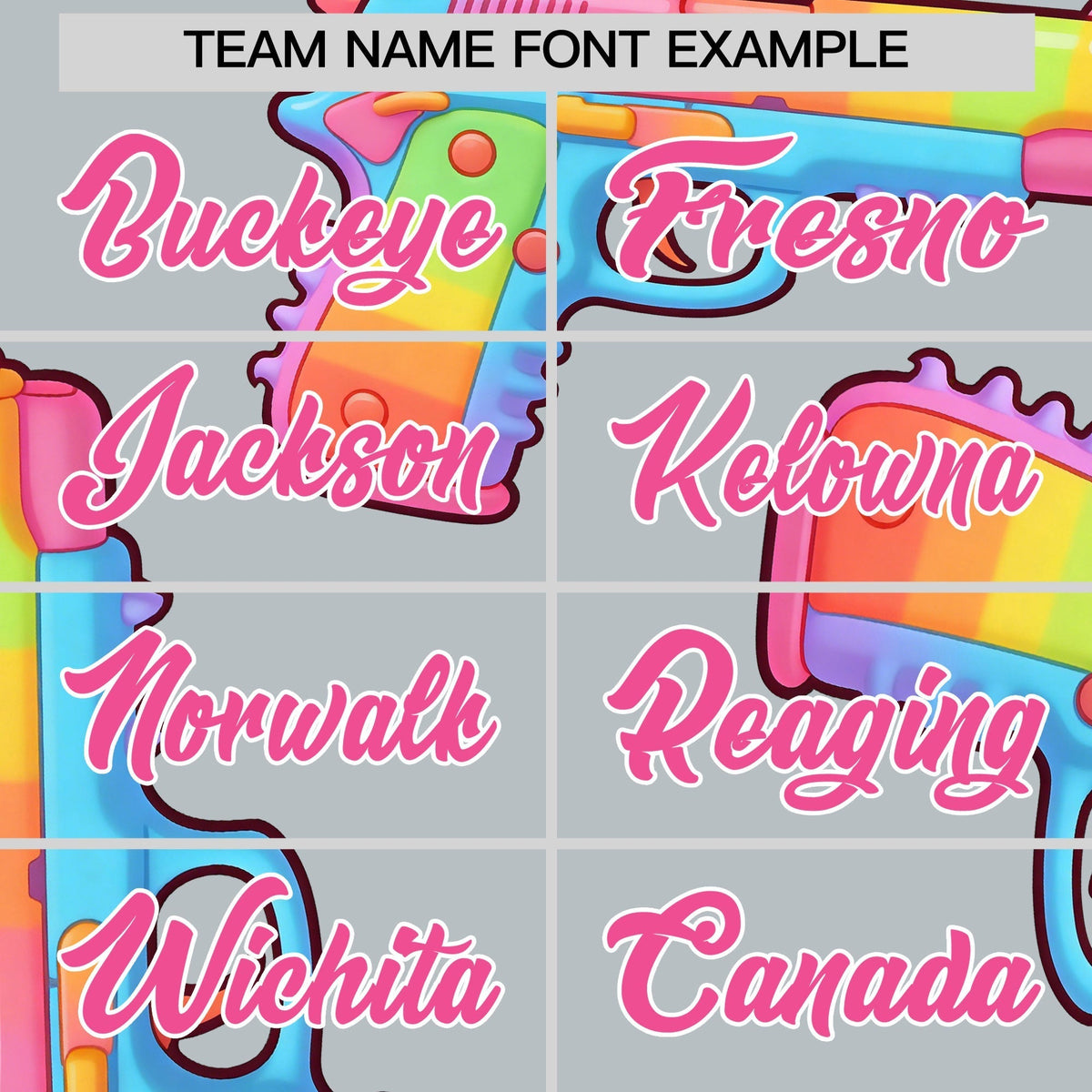 Custom Youth Baseball Jersey Silver Pink Sugar-Coated Firepower Graffiti Pattern Street Style