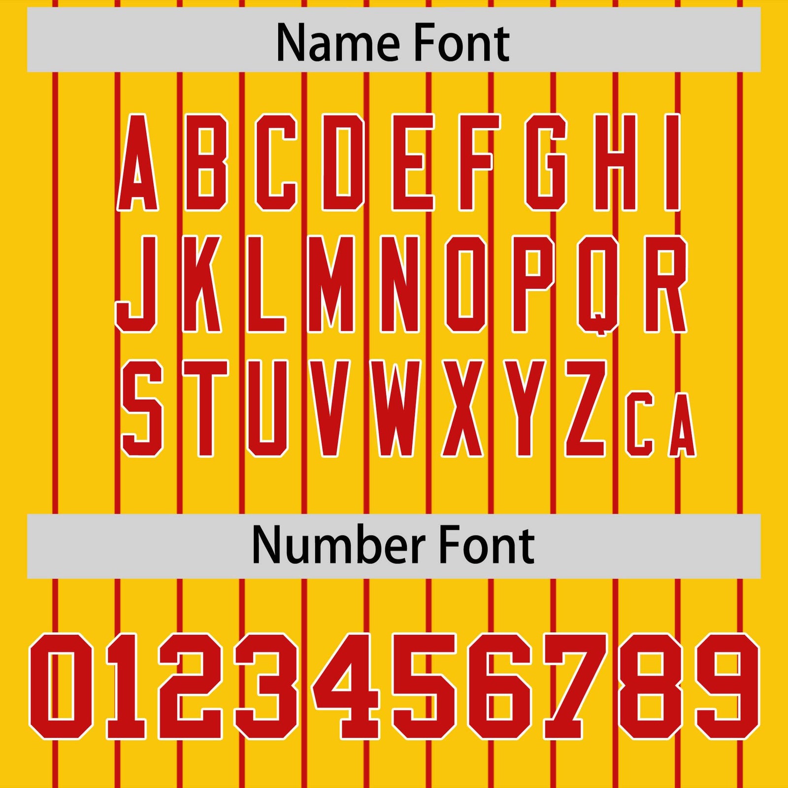 Custom Red Gold Pinstripe Personalized Two-Tone Authentic Baseball Jersey