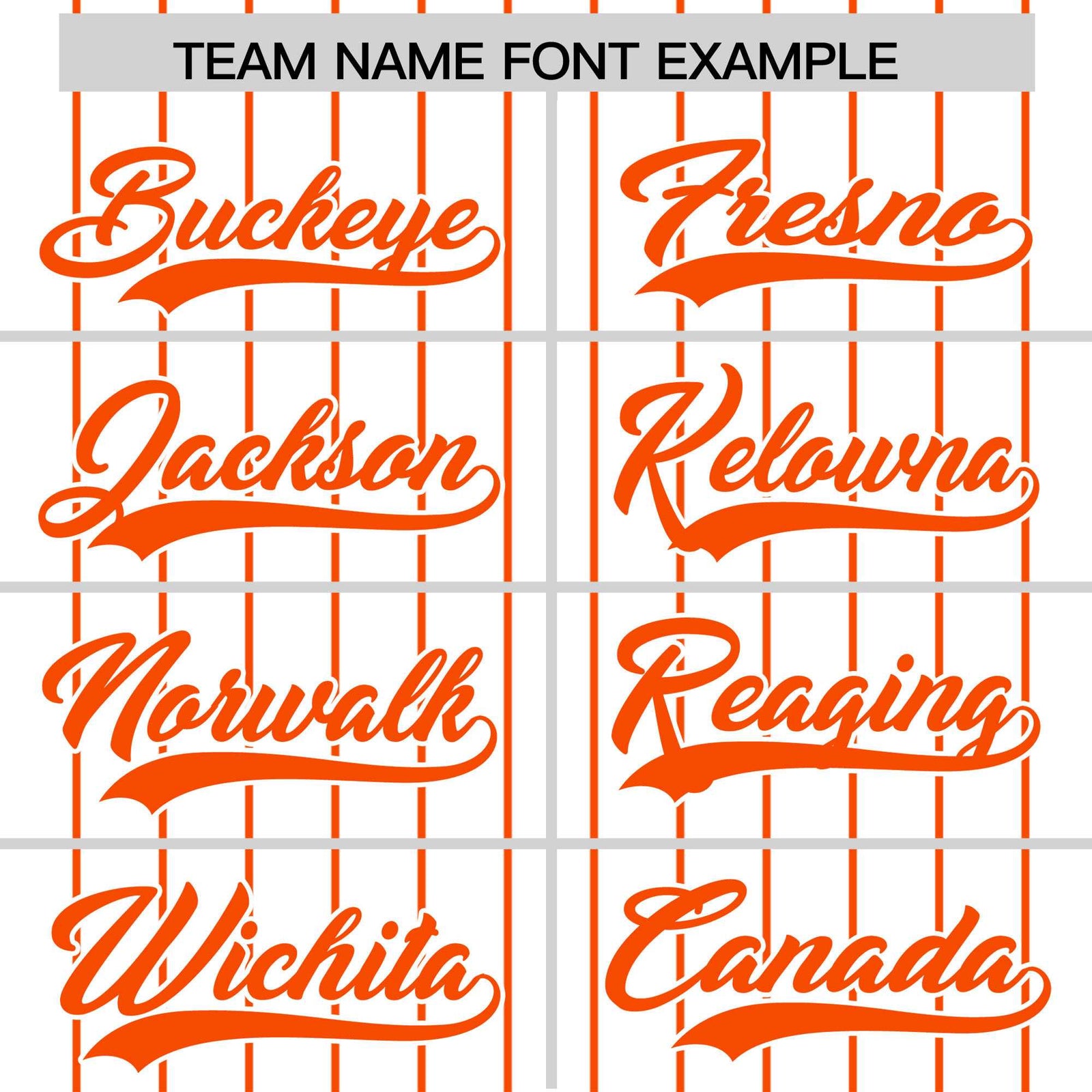 Custom White Orange Pinstripe Personalized Two-Tone Authentic Baseball Jersey