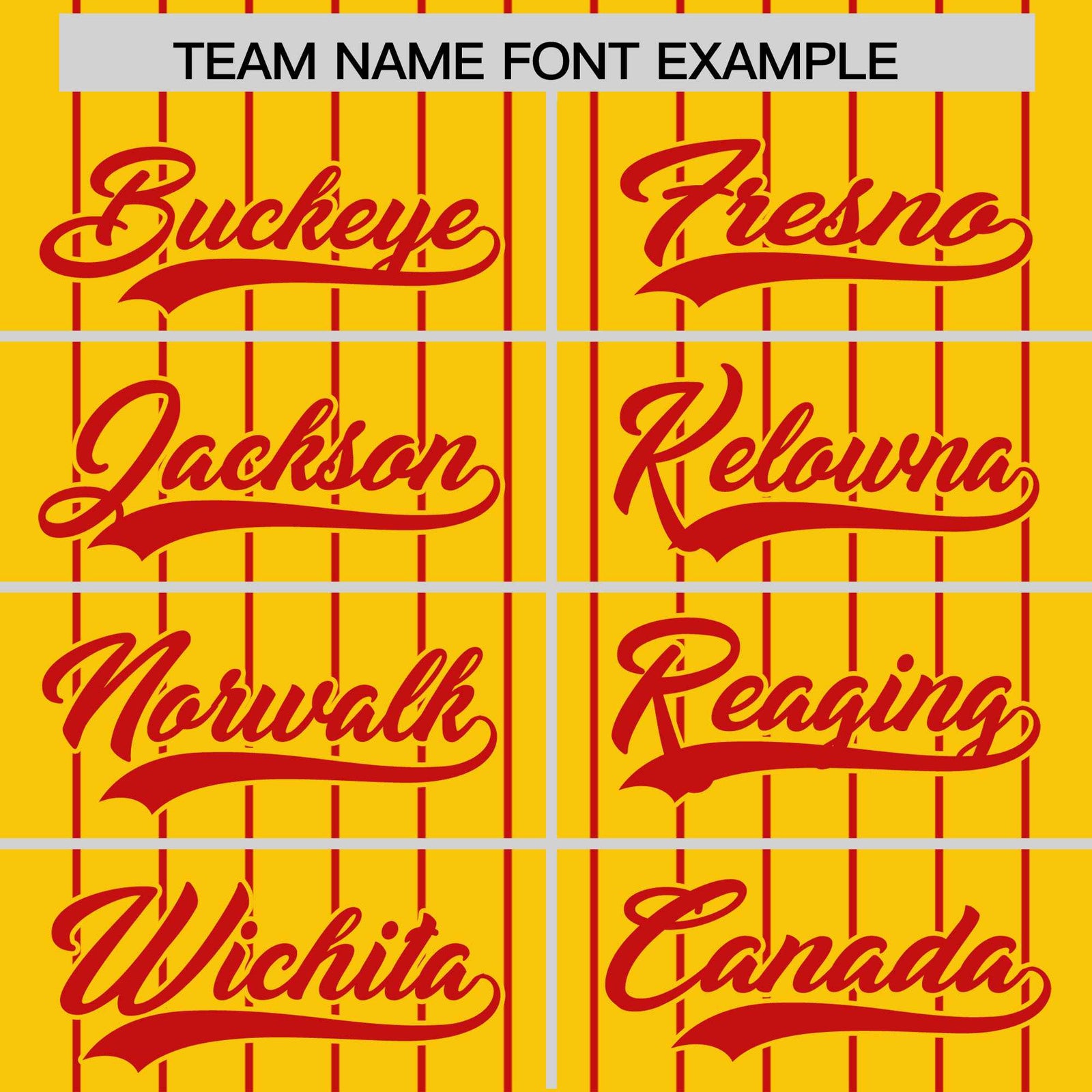 Custom Gold Red Pinstripe Personalized Two-Tone Authentic Baseball Jersey