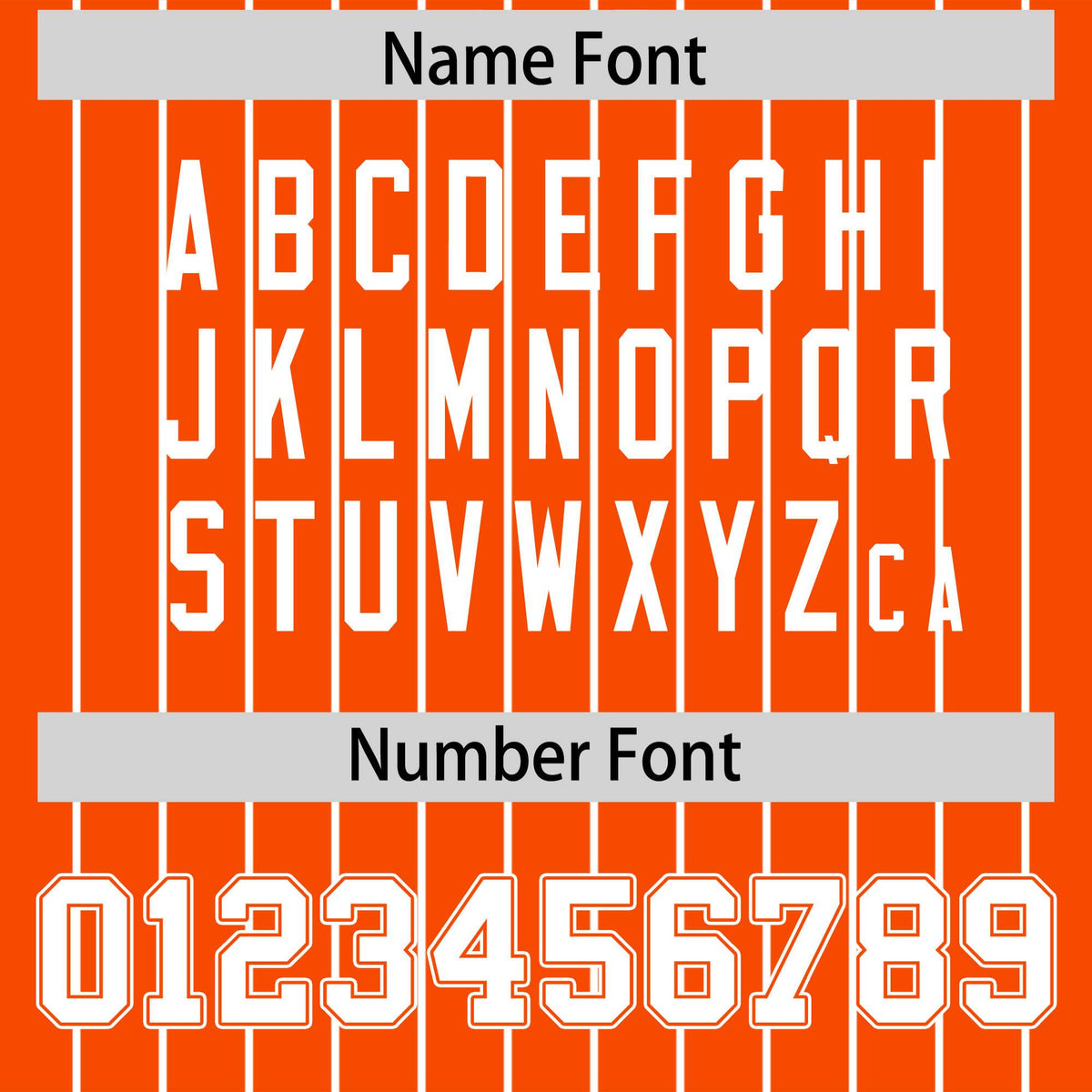 Custom White Orange Pinstripe Personalized Two-Tone Authentic Baseball Jersey