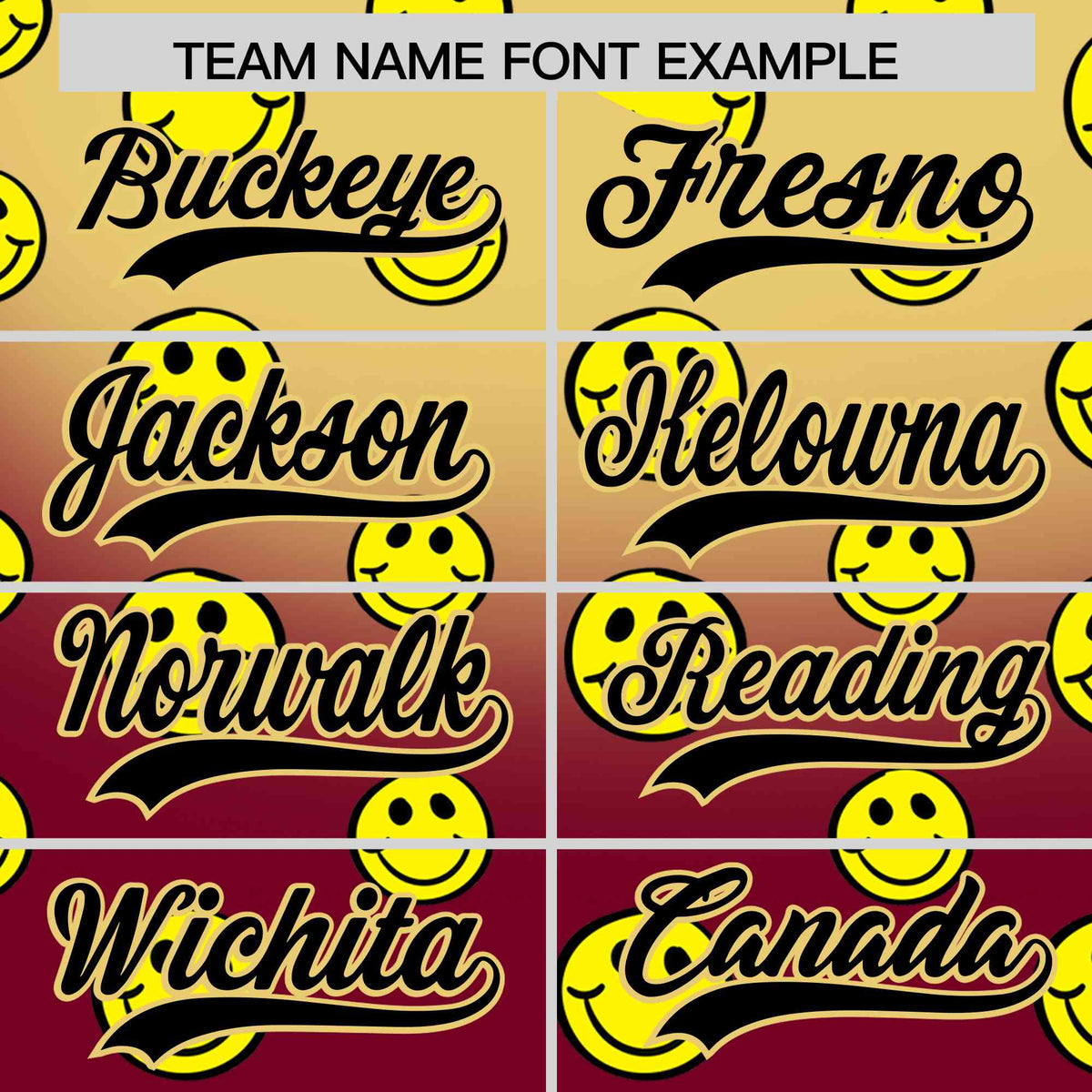 Custom Khaki Crimson Graffiti Gradient Pattern Authentic Smile Baseball Jersey