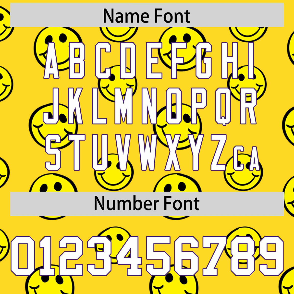 Custom Purple Gold Graffiti Gradient Pattern Authentic Smile Baseball Jersey