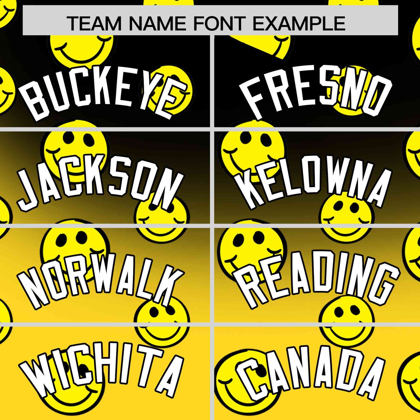 Custom Black Gold Graffiti Gradient Pattern Authentic Smile Baseball Jersey