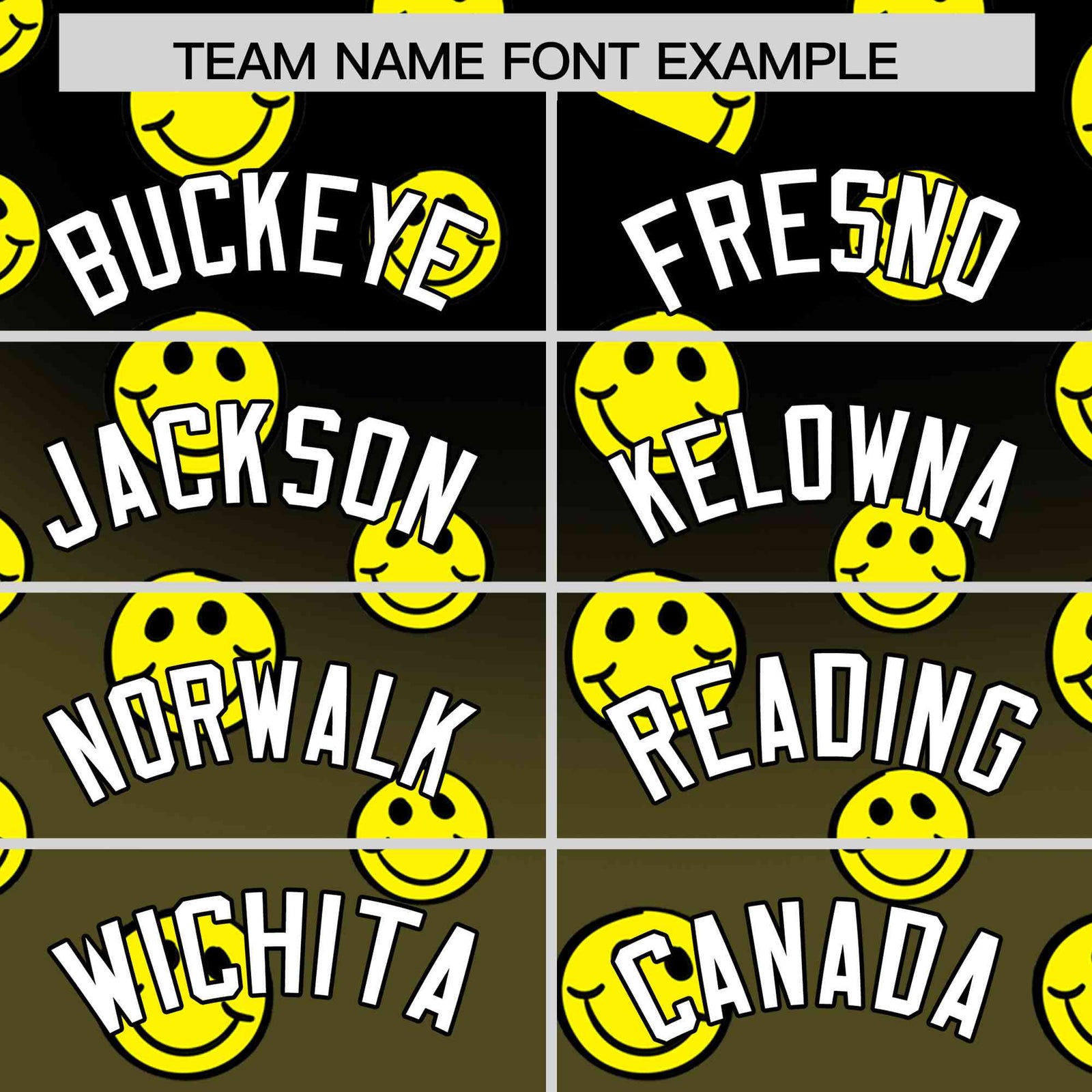 Custom Black Olive Graffiti Gradient Pattern Authentic Smile Baseball Jersey