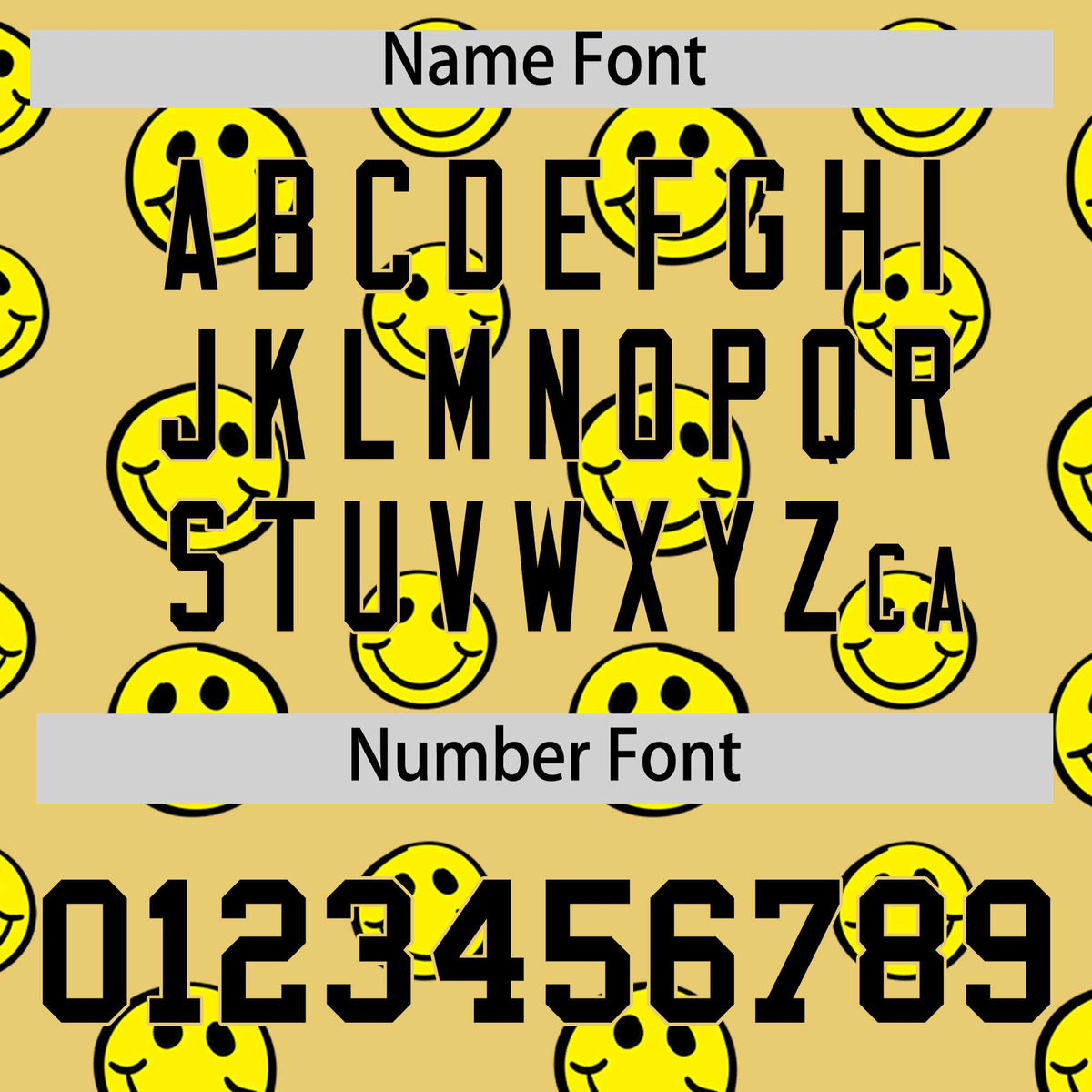 Custom Black Old Gold Graffiti Gradient Pattern Authentic Smile Baseball Jersey