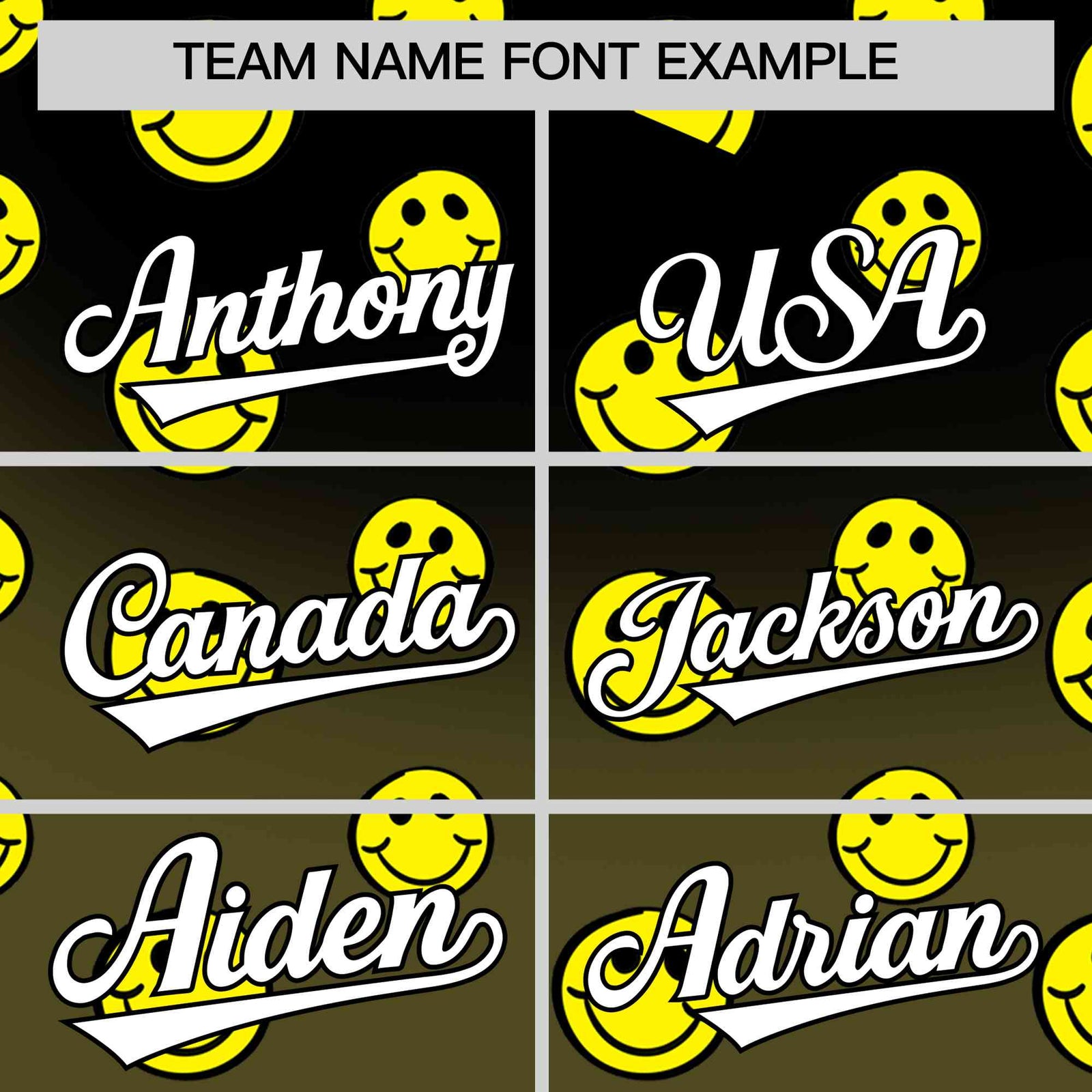 Custom Black Olive Graffiti Gradient Pattern Authentic Smile Baseball Jersey