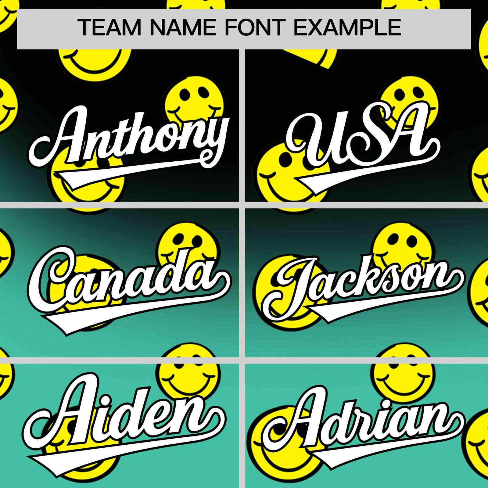 Custom Black Bright Green Graffiti Gradient Pattern Authentic Smile Baseball Jersey