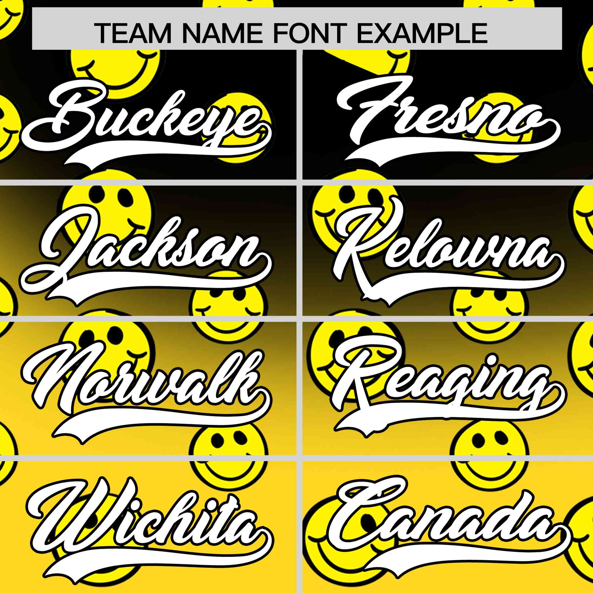 Custom Black Gold Graffiti Gradient Pattern Authentic Smile Baseball Jersey
