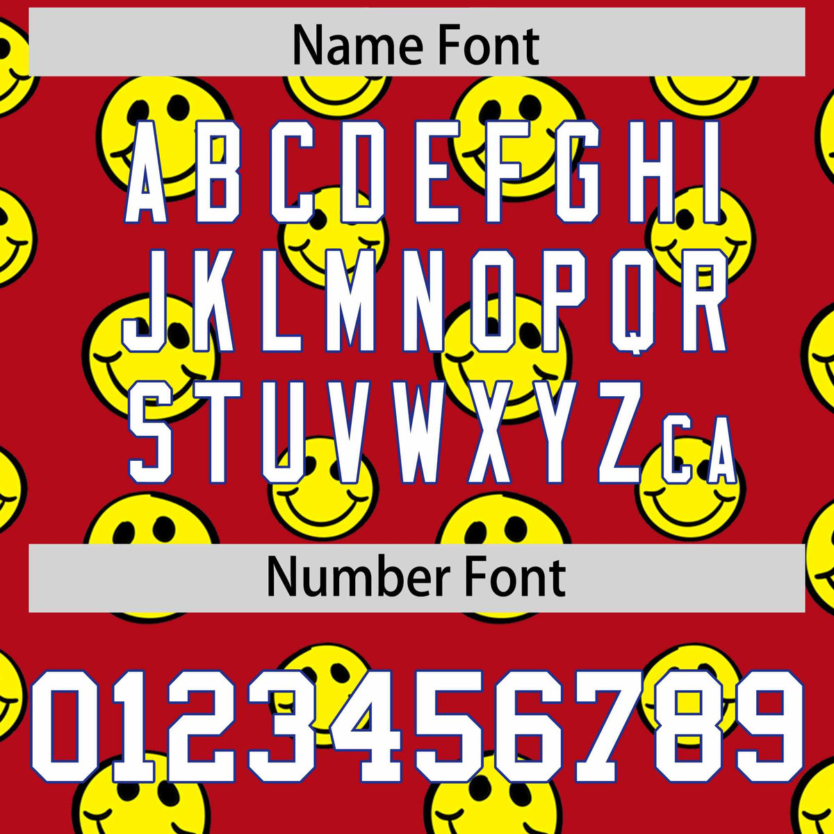 Custom Royal Red Graffiti Gradient Pattern Authentic Smile Baseball Jersey