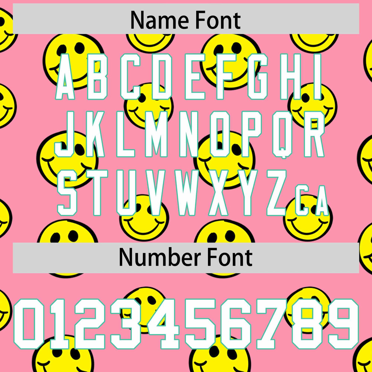 Custom Bright Green Light Pink Graffiti Gradient Pattern Authentic Smile Baseball Jersey