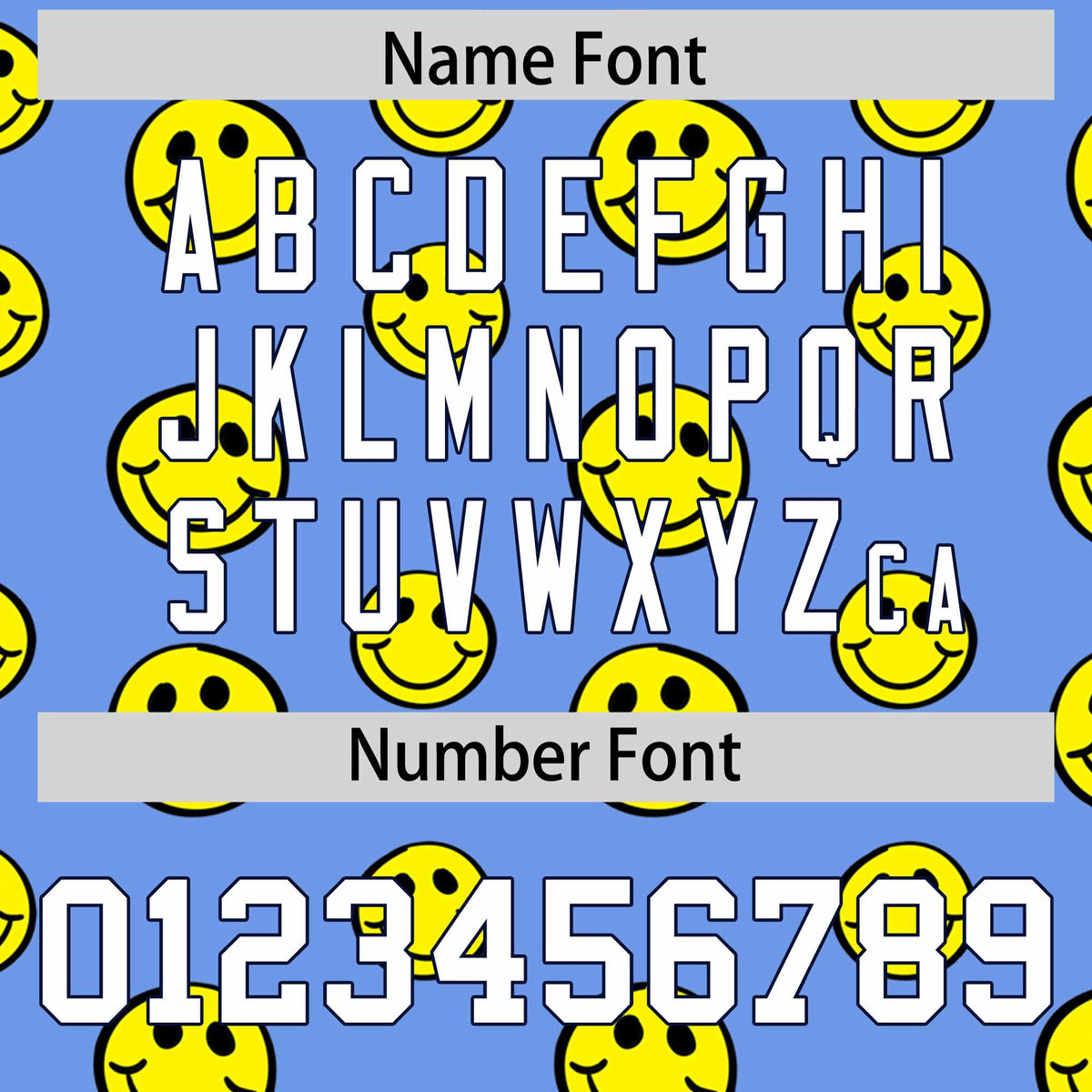 Custom Navy Light Blue Graffiti Gradient Pattern Authentic Smile Baseball Jersey