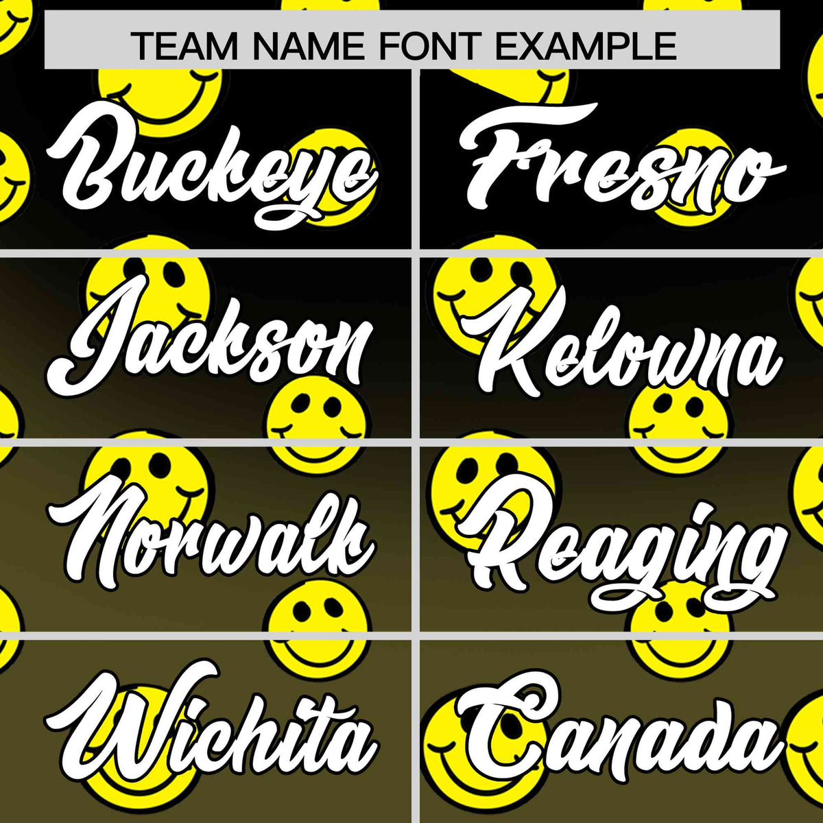 Custom Black Olive Graffiti Gradient Pattern Authentic Smile Baseball Jersey