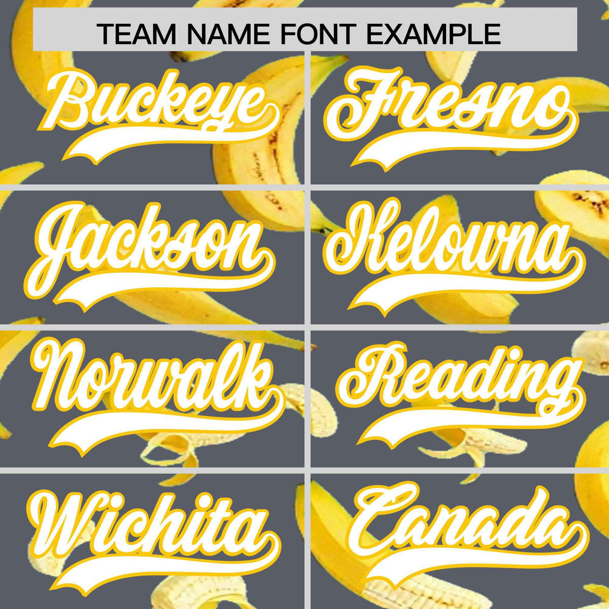 Custom Gray Banana Graffiti Pattern Fashion Authentic Baseball Jersey | Graffiti Pattern | Embroidery&Dye-sublimation printing | KXKSHOP