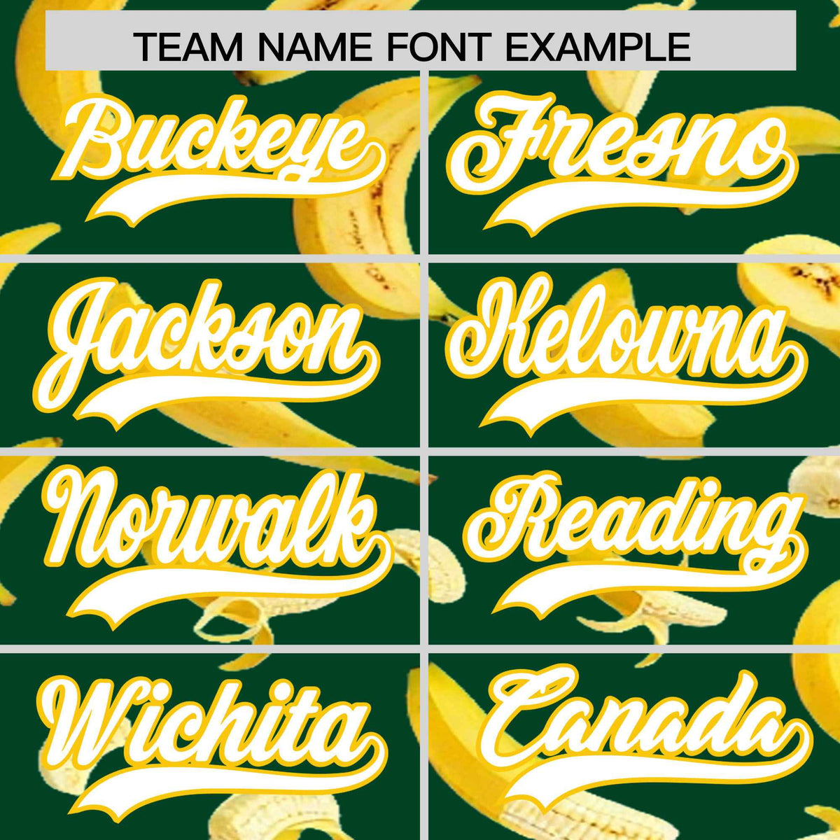 Custom Green Banana Graffiti Pattern Fashion Authentic Baseball Jersey | Graffiti Pattern | Embroidery&Dye-sublimation printing | KXKSHOP