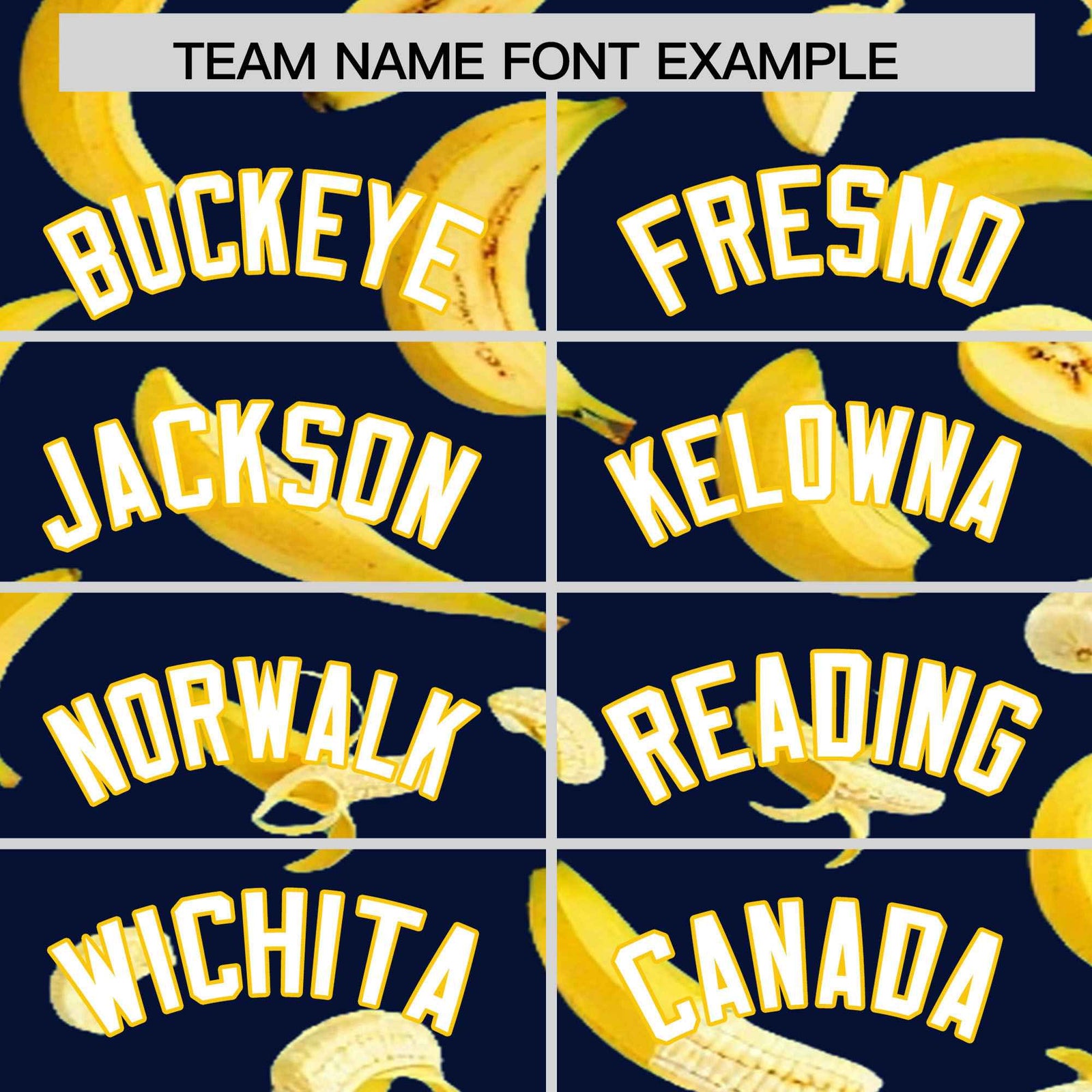 Custom Navy Banana Graffiti Pattern Fashion Authentic Baseball Jersey | Graffiti Pattern | Embroidery&Dye-sublimation printing | KXKSHOP