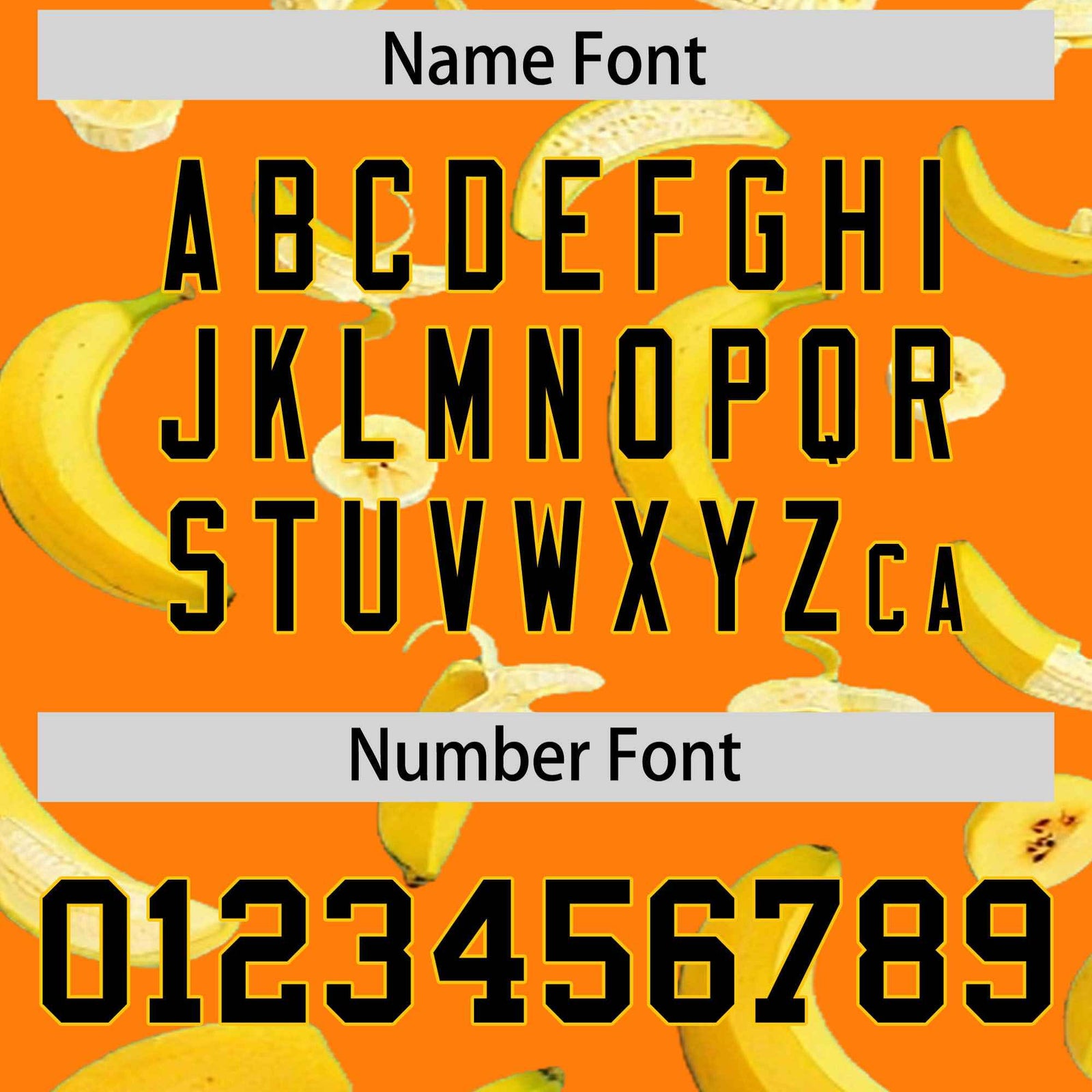 Custom Orange Banana Graffiti Pattern Fashion Authentic Baseball Jersey | Graffiti Pattern | Embroidery&Dye-sublimation printing | KXKSHOP