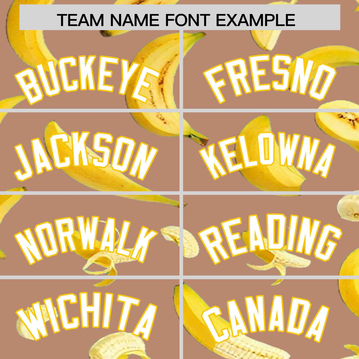 Custom Coffee Banana Graffiti Pattern Fashion Authentic Baseball Jersey | Graffiti Pattern | Embroidery&Dye-sublimation printing | KXKSHOP