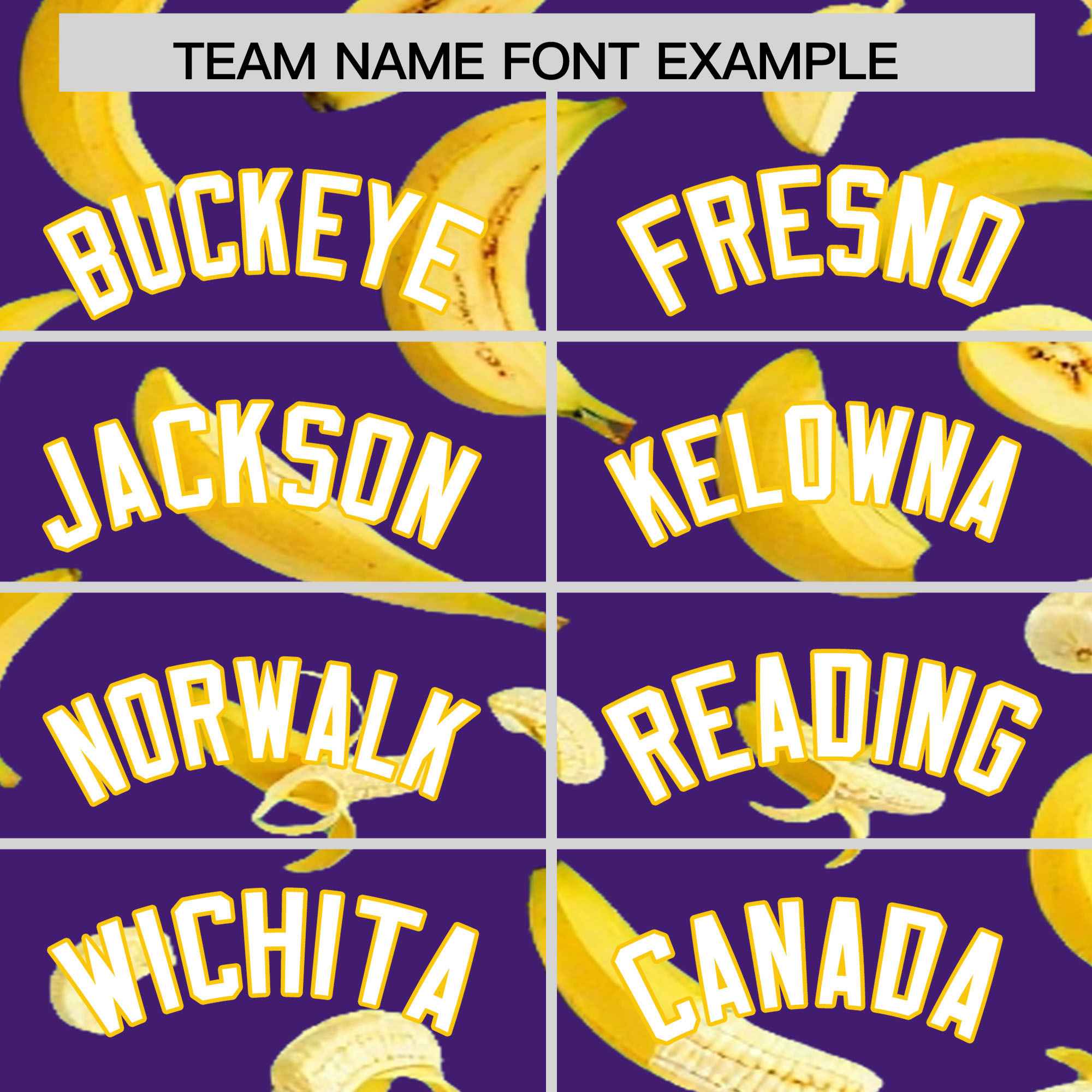 Custom Purple Banana Graffiti Pattern Fashion Authentic Baseball Jersey | Graffiti Pattern | Embroidery&Dye-sublimation printing | KXKSHOP