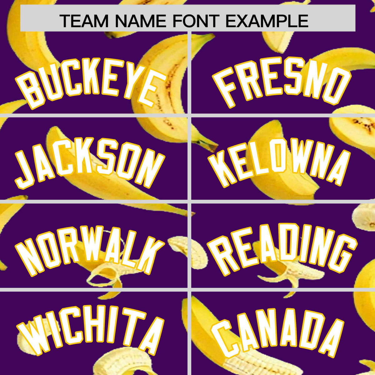 Custom Purple-02 Banana Graffiti Pattern Fashion Authentic Baseball Jersey | Graffiti Pattern | Embroidery&Dye-sublimation printing | KXKSHOP