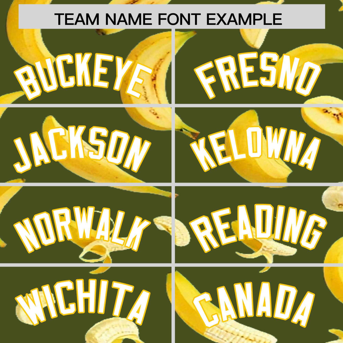 Custom Olive Banana Graffiti Pattern Fashion Authentic Baseball Jersey | Graffiti Pattern | Embroidery&Dye-sublimation printing | KXKSHOP