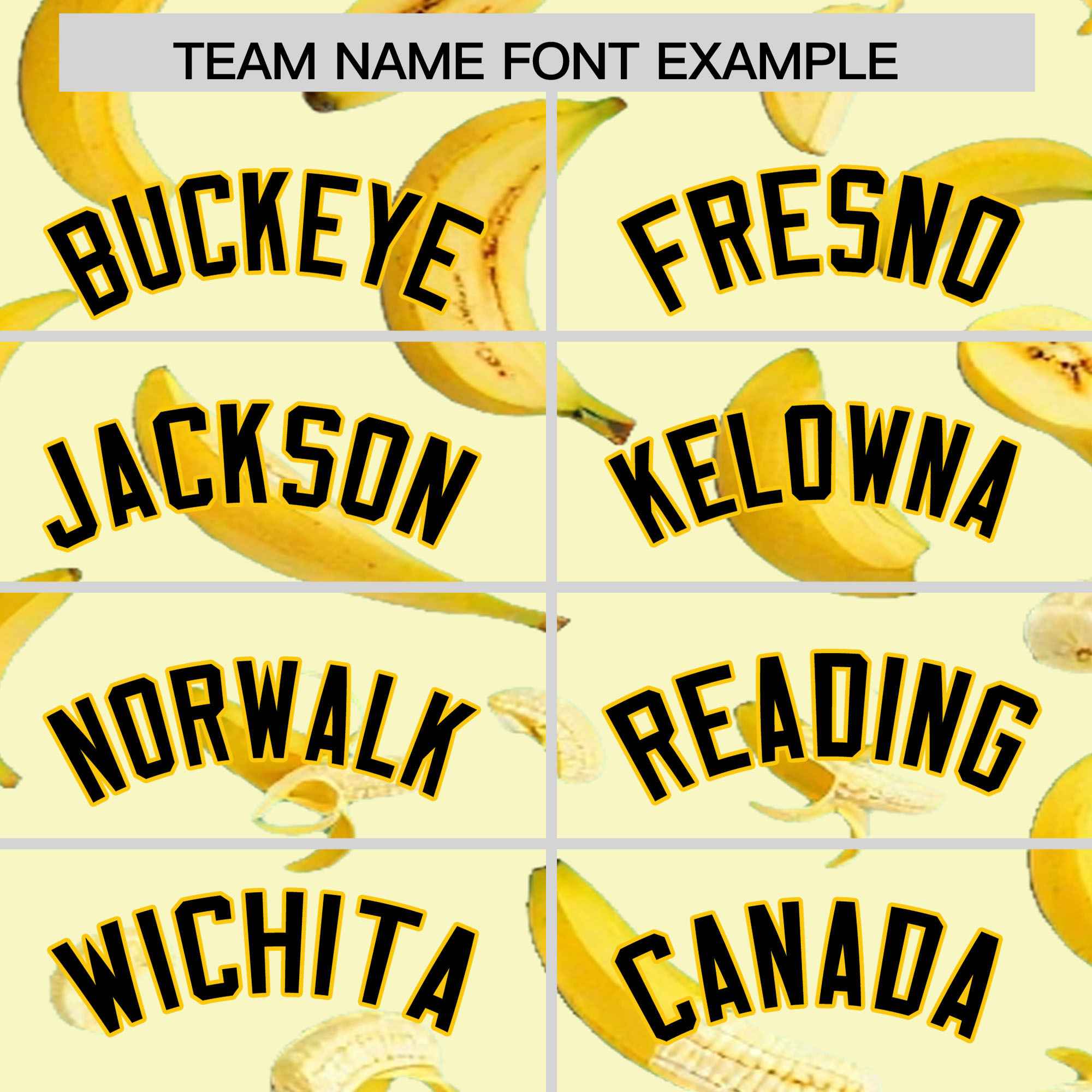 Custom Cream Banana Graffiti Pattern Fashion Authentic Baseball Jersey | Graffiti Pattern | Embroidery&Dye-sublimation printing | KXKSHOP