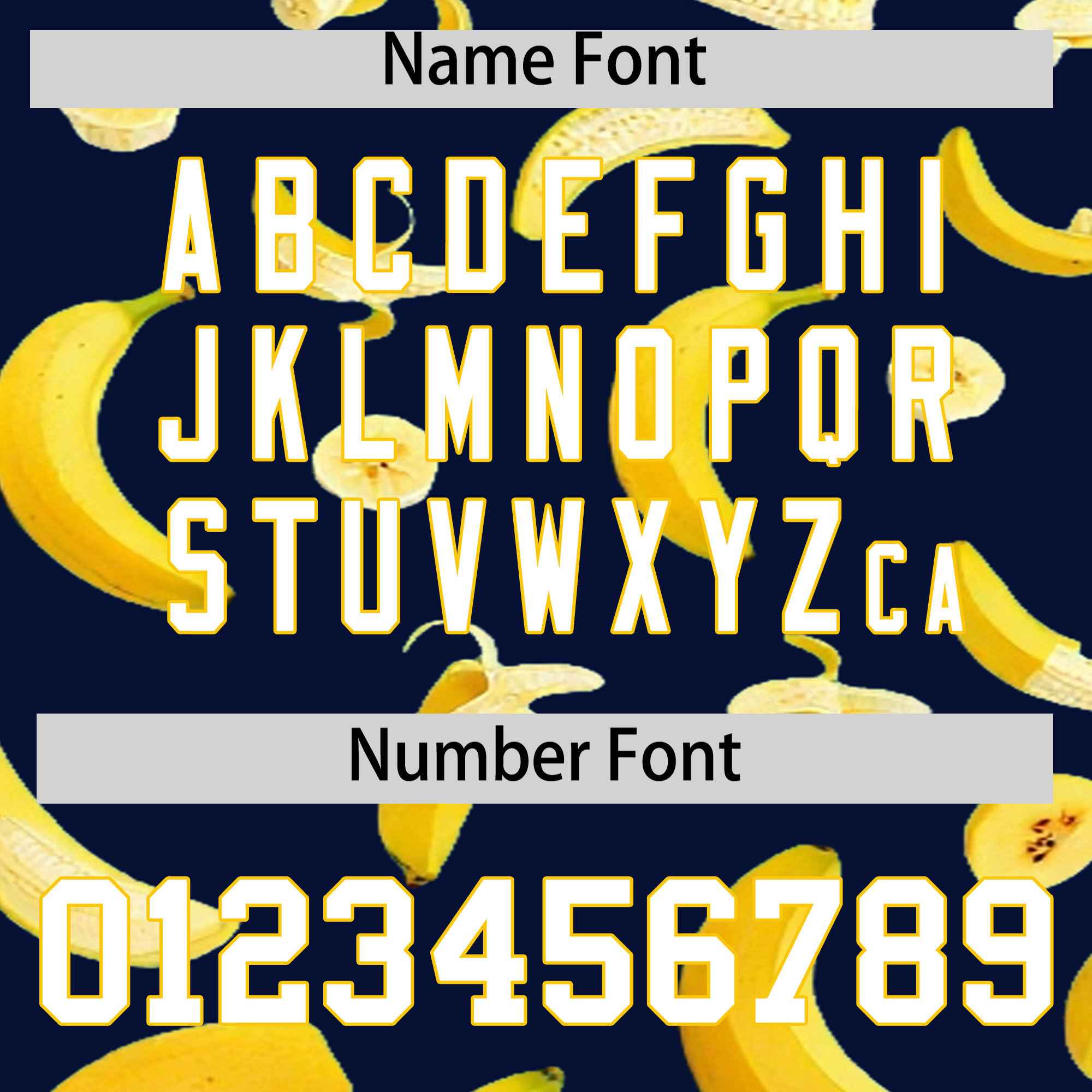 Custom Navy Banana Graffiti Pattern Fashion Authentic Baseball Jersey | Graffiti Pattern | Embroidery&Dye-sublimation printing | KXKSHOP