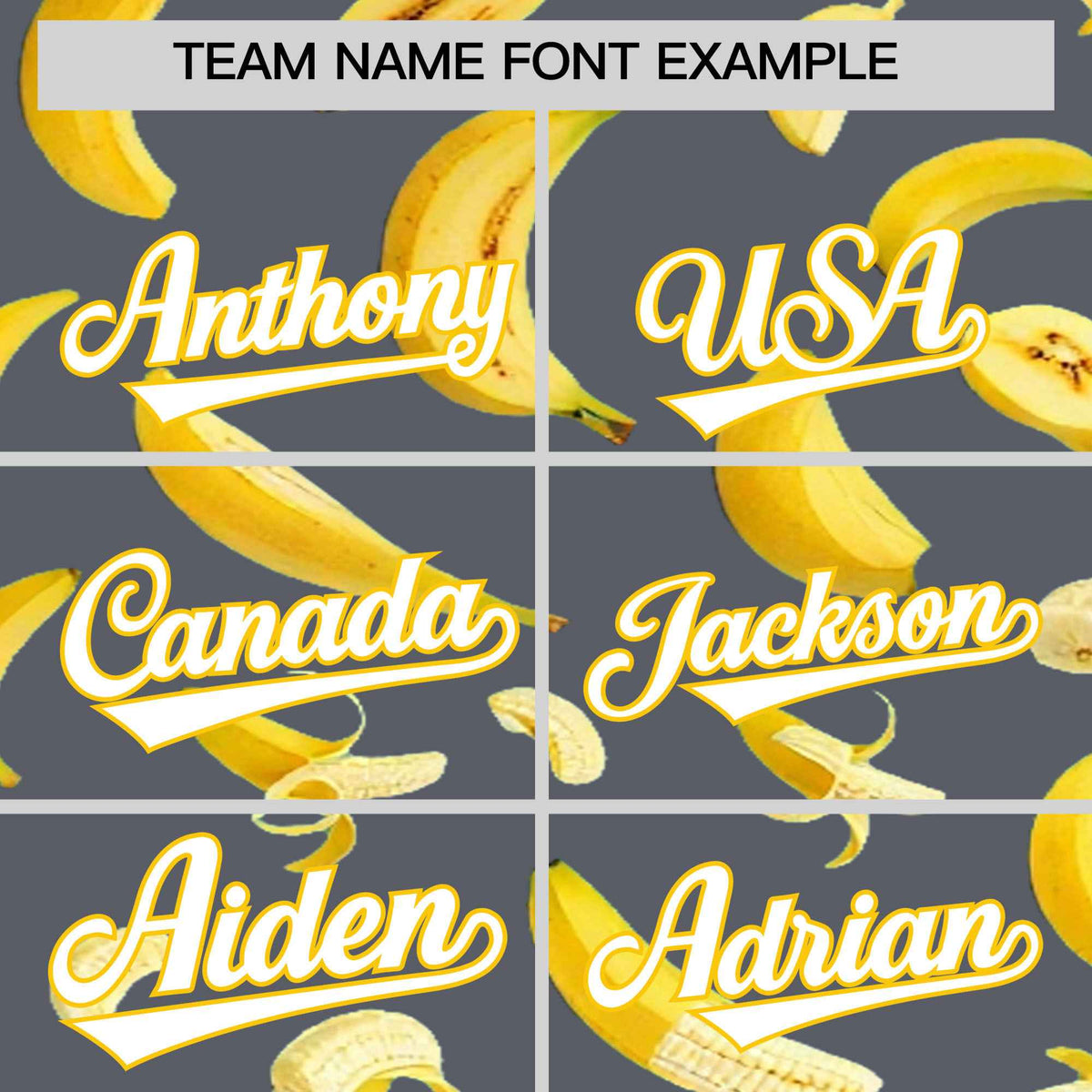 Custom Gray Banana Graffiti Pattern Fashion Authentic Baseball Jersey | Graffiti Pattern | Embroidery&Dye-sublimation printing | KXKSHOP