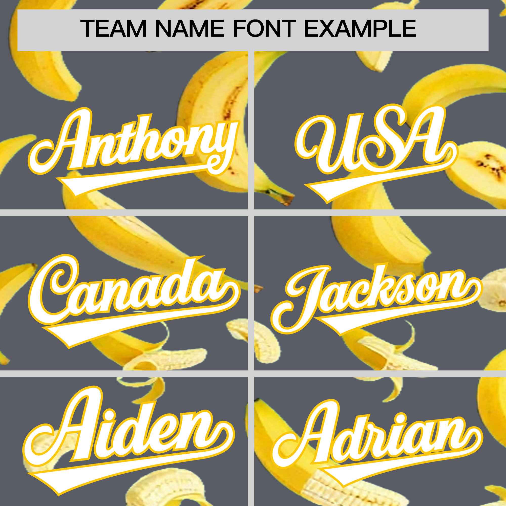 Custom Gray Banana Graffiti Pattern Fashion Authentic Baseball Jersey | Graffiti Pattern | Embroidery&Dye-sublimation printing | KXKSHOP