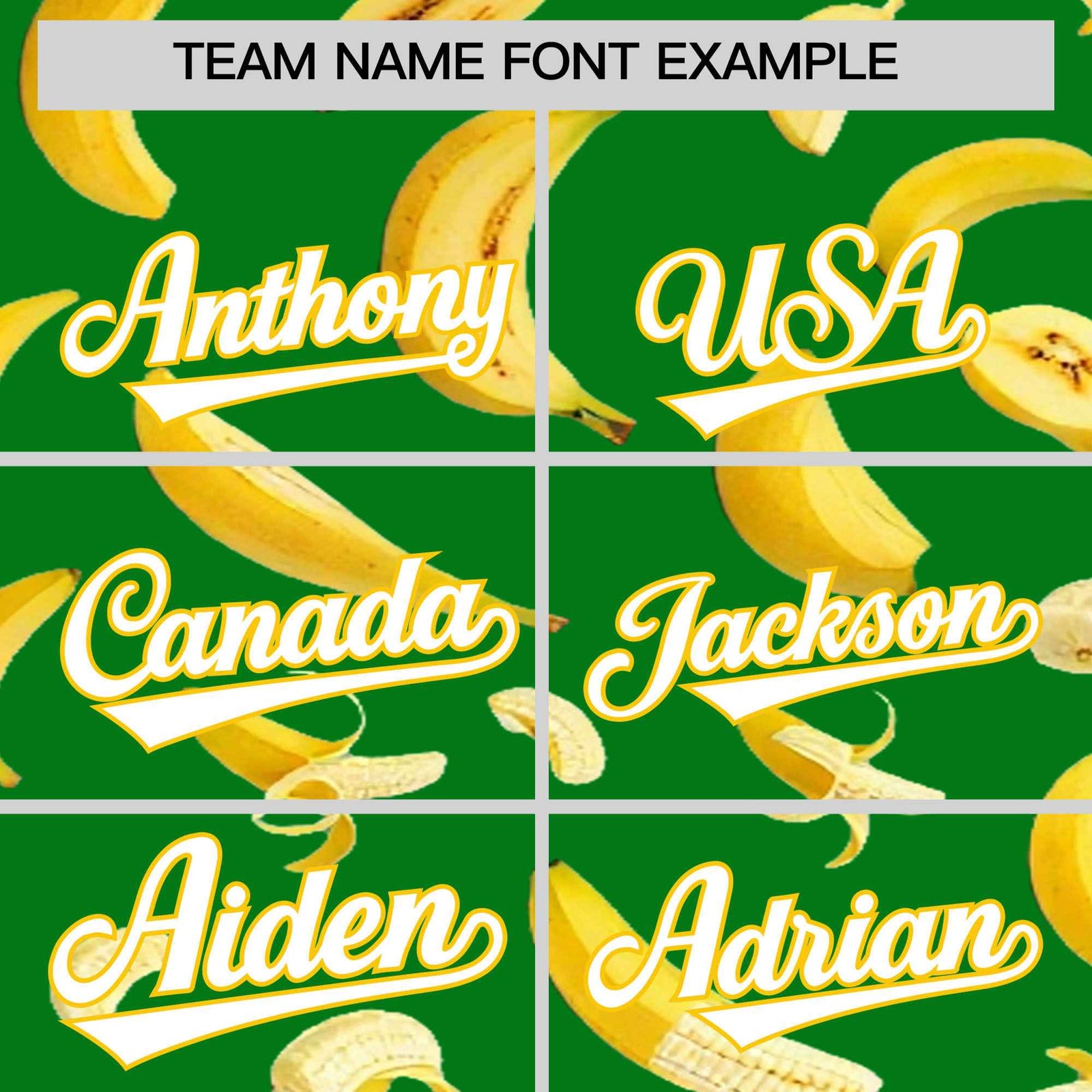 Custom Kelly Green-02 Banana Graffiti Pattern Fashion Authentic Baseball Jersey | Graffiti Pattern | Embroidery&Dye-sublimation printing | KXKSHOP