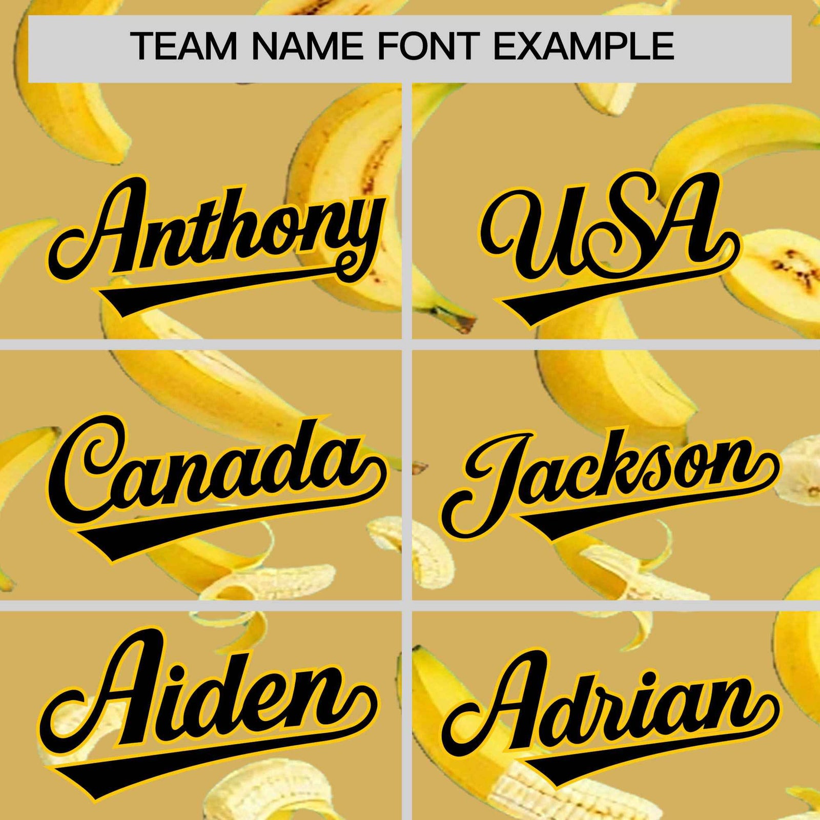 Custom Old Gold Banana Graffiti Pattern Fashion Authentic Baseball Jersey | Graffiti Pattern | Embroidery&Dye-sublimation printing | KXKSHOP