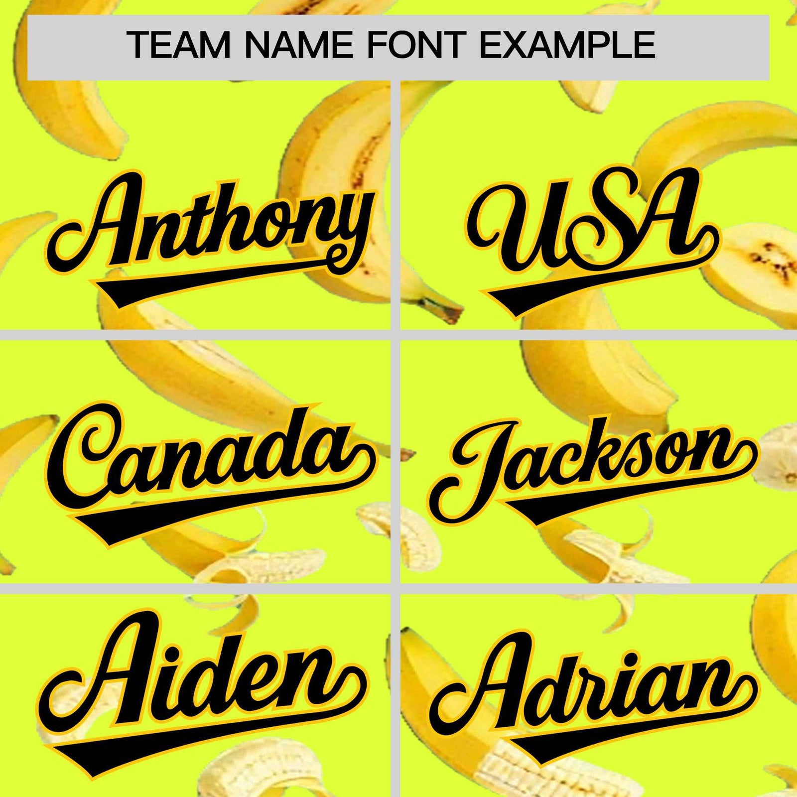 Custom Fluorescent Green Banana Graffiti Pattern Fashion Authentic Baseball Jersey | Graffiti Pattern | Embroidery&Dye-sublimation printing | KXKSHOP