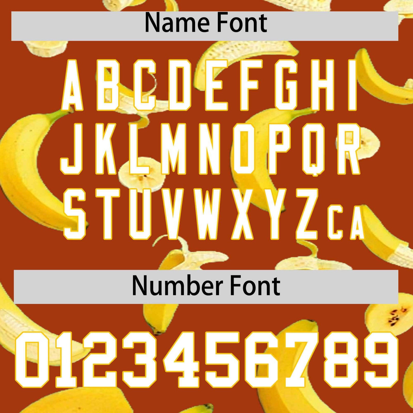 Custom Dark Orange Banana Graffiti Pattern Fashion Authentic Baseball Jersey | Graffiti Pattern | Embroidery&Dye-sublimation printing | KXKSHOP