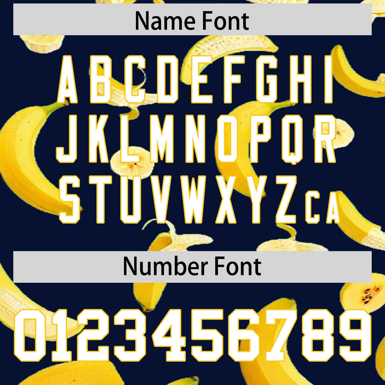 Custom Navy Banana Graffiti Pattern Fashion Authentic Baseball Jersey | Graffiti Pattern | Embroidery&Dye-sublimation printing | KXKSHOP