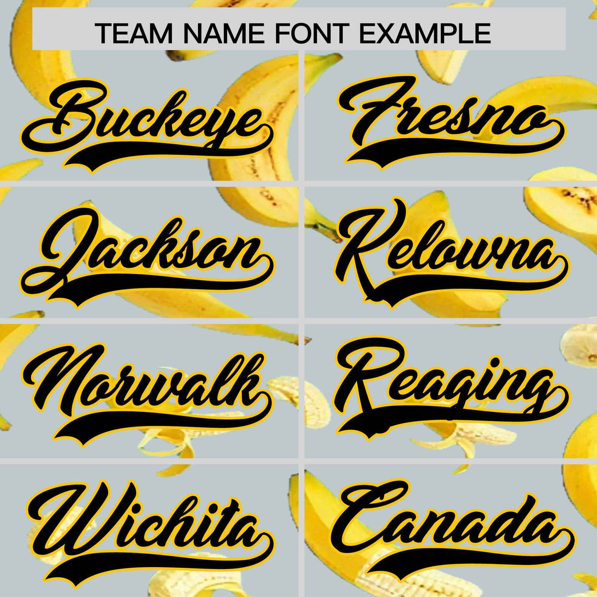 Custom Silver Banana Graffiti Pattern Fashion Authentic Baseball Jersey | Graffiti Pattern | Embroidery&amp;Dye-sublimation printing | KXKSHOP