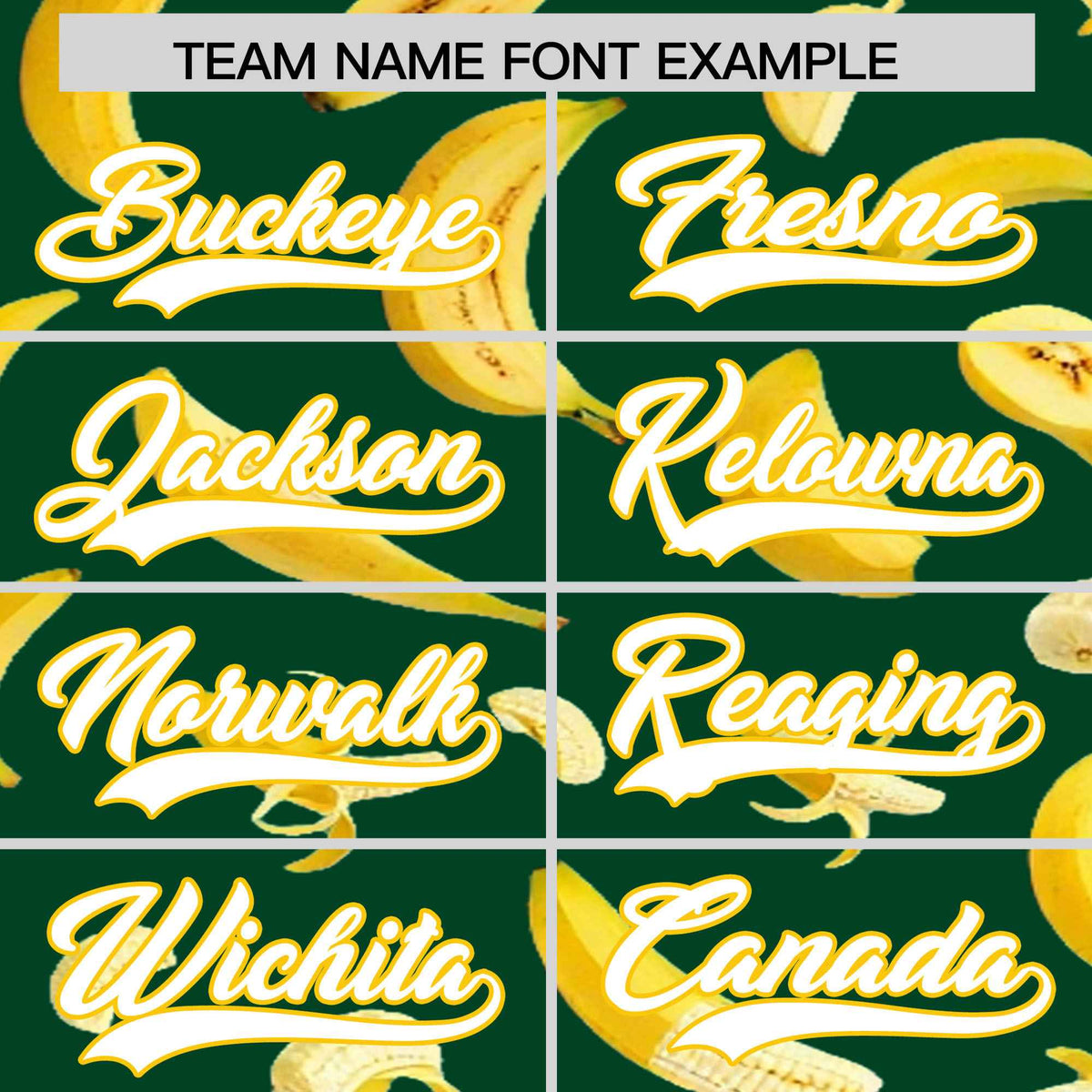 Custom Green Banana Graffiti Pattern Fashion Authentic Baseball Jersey | Graffiti Pattern | Embroidery&Dye-sublimation printing | KXKSHOP