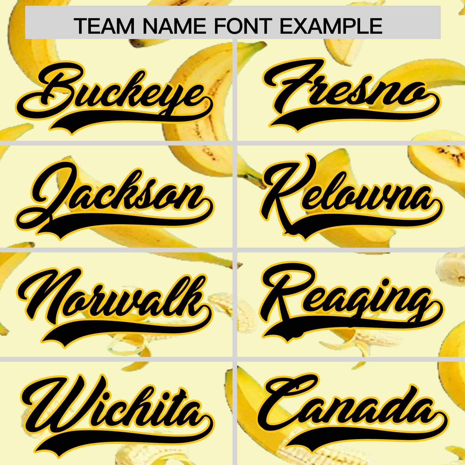 Custom Cream Banana Graffiti Pattern Fashion Authentic Baseball Jersey | Graffiti Pattern | Embroidery&Dye-sublimation printing | KXKSHOP