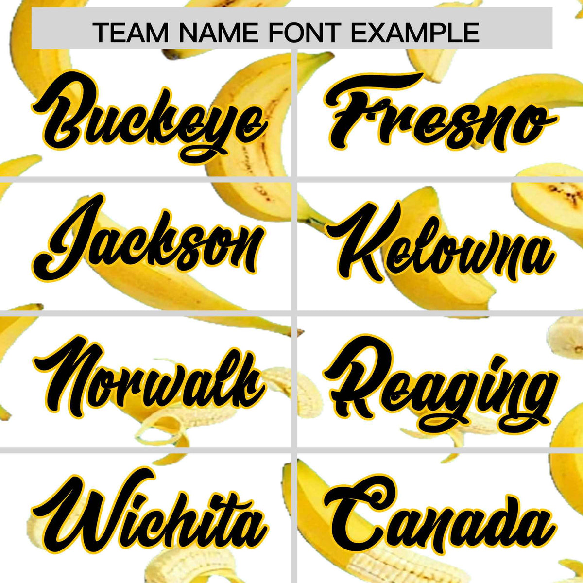 Custom White Banana Graffiti Pattern Fashion Authentic Baseball Jersey | Graffiti Pattern | Embroidery&Dye-sublimation printing | KXKSHOP