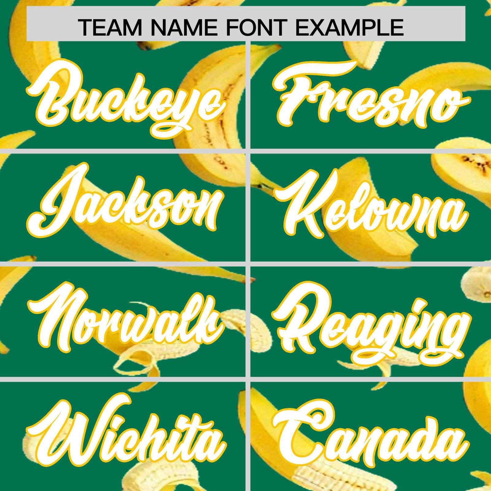 Custom Kelly Green Banana Graffiti Pattern Fashion Authentic Baseball Jersey | Graffiti Pattern | Embroidery&Dye-sublimation printing | KXKSHOP